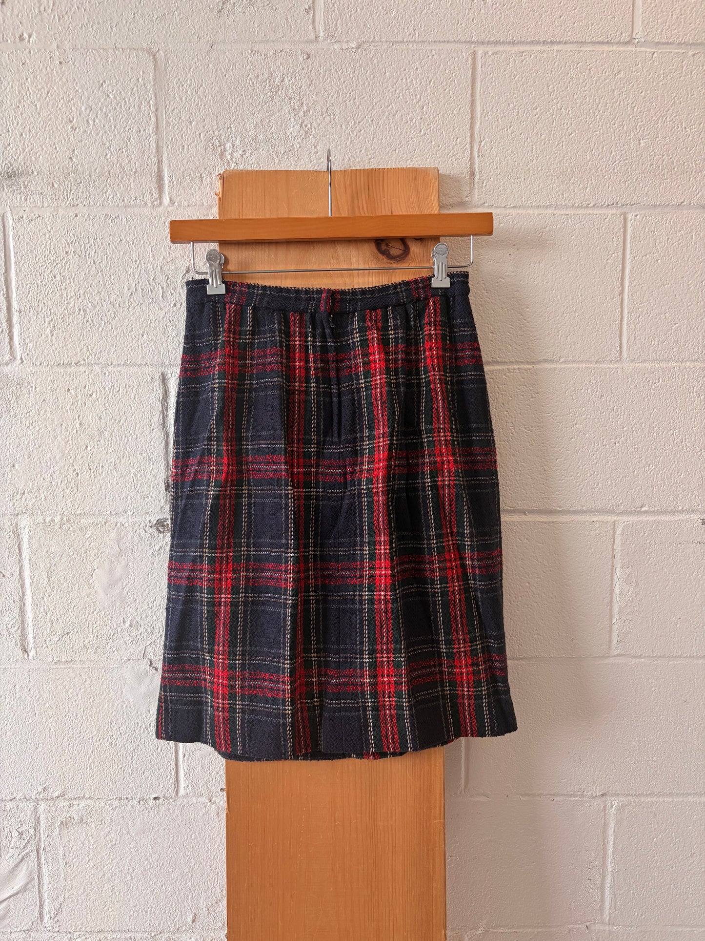 Vtg Plaid Skirt : 8