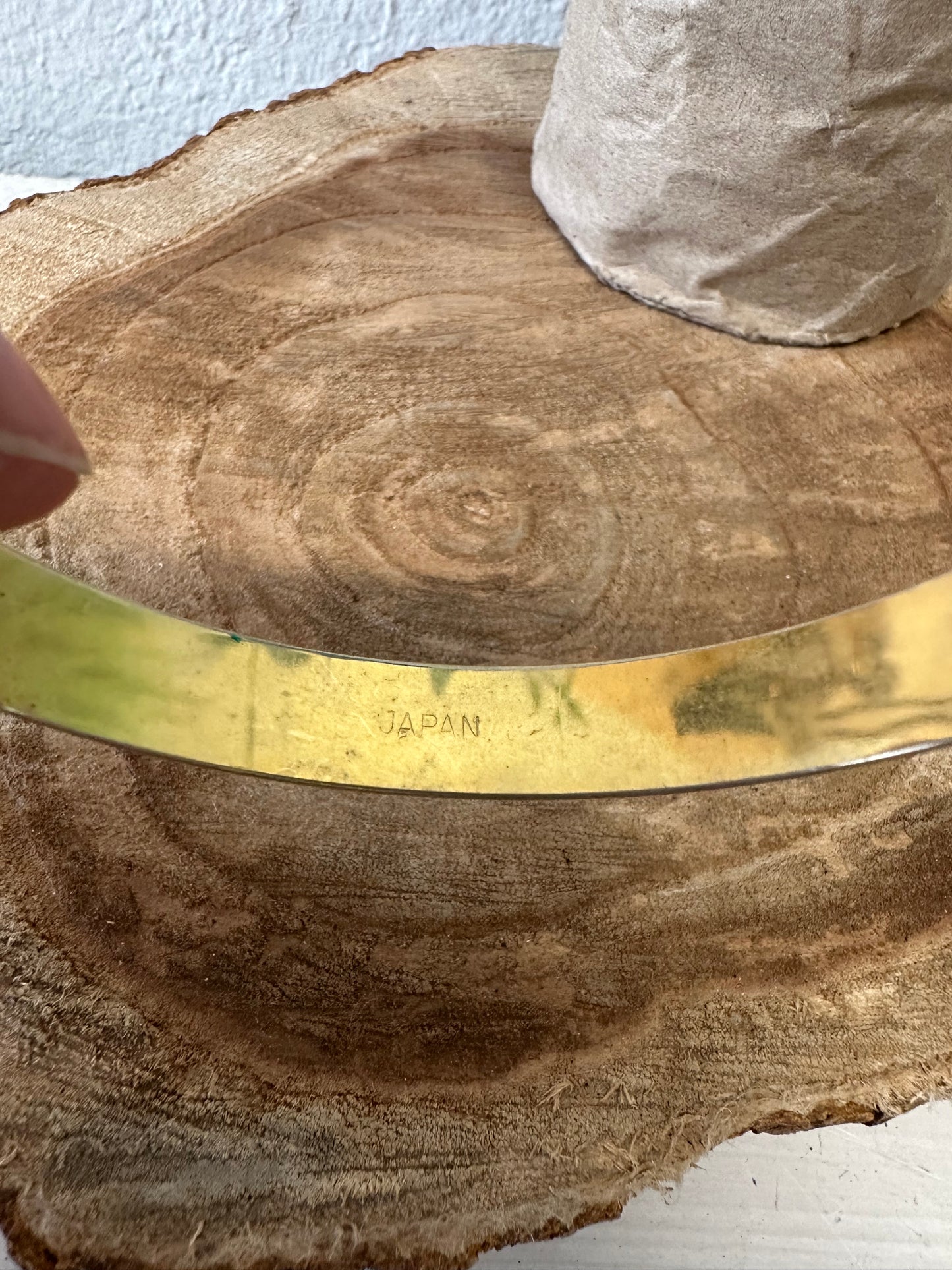 Vtg Floral Japan Bangle