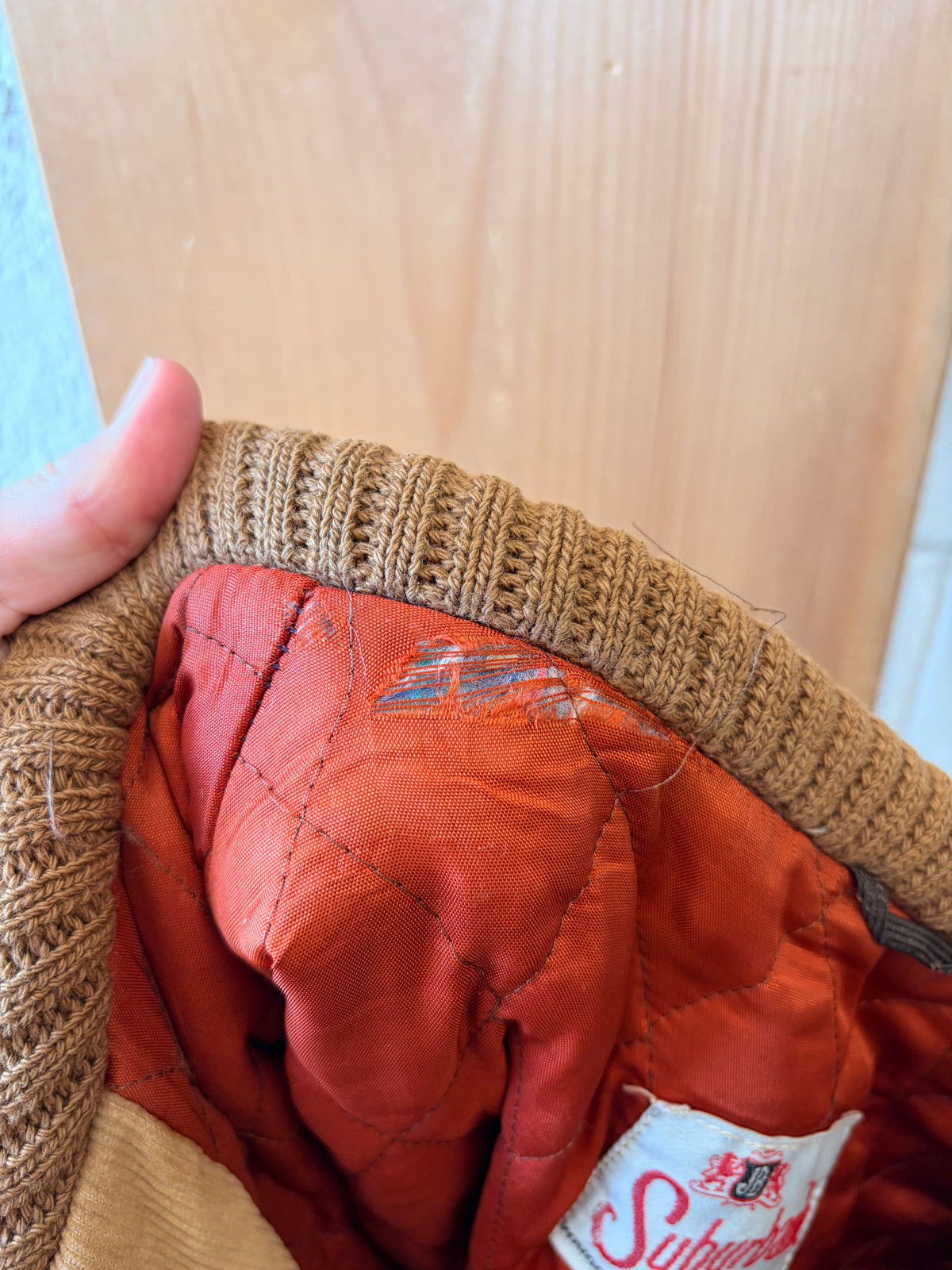 Vtg Suburbanite Corduroy Jacket : 46L