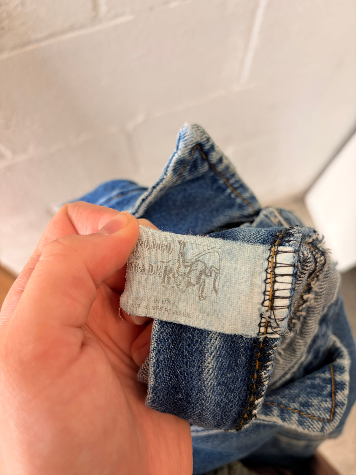 Vtg Pleated High Rise Jeans : 18