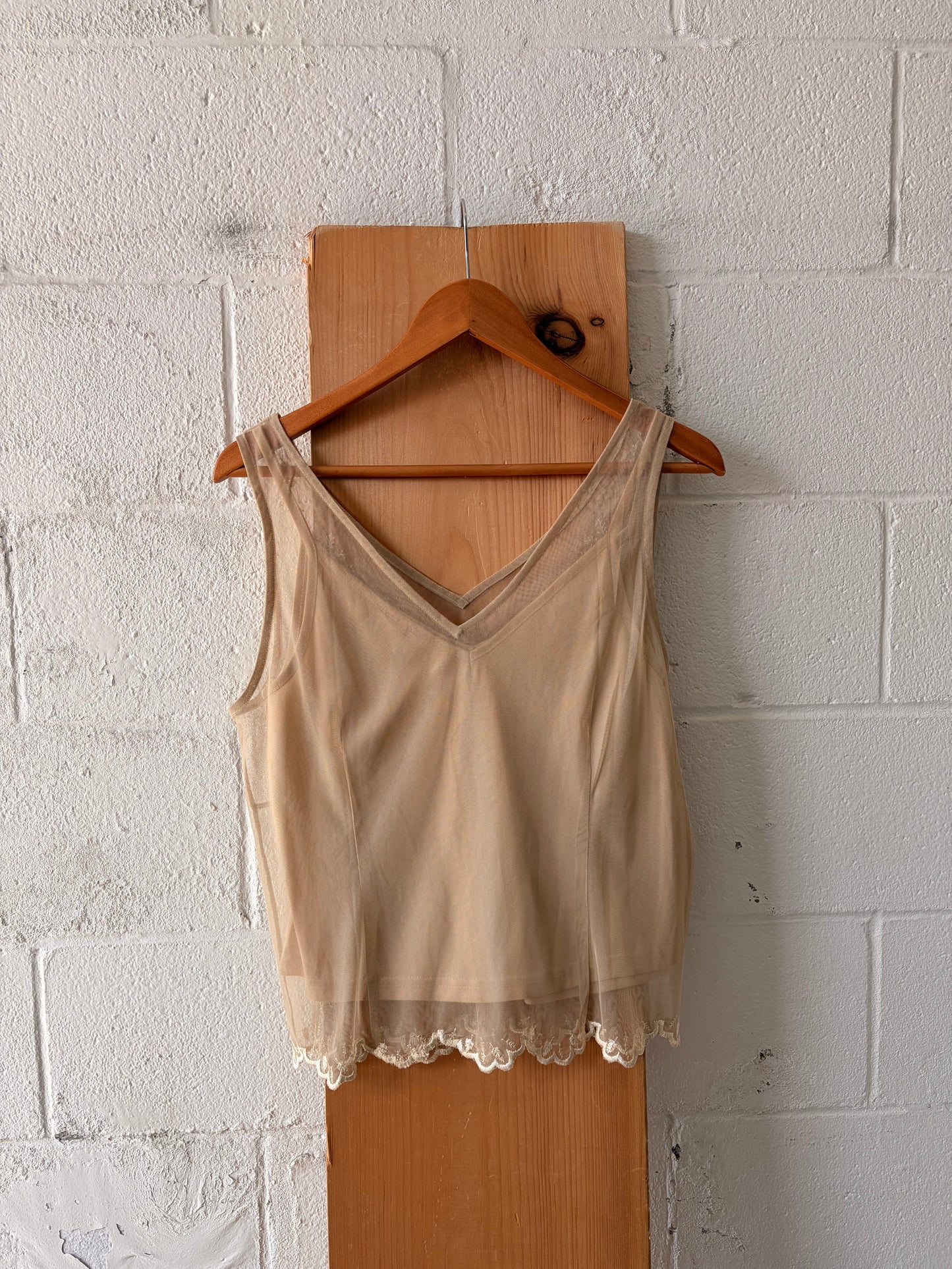 Vtg Lace Layered Tank : 12