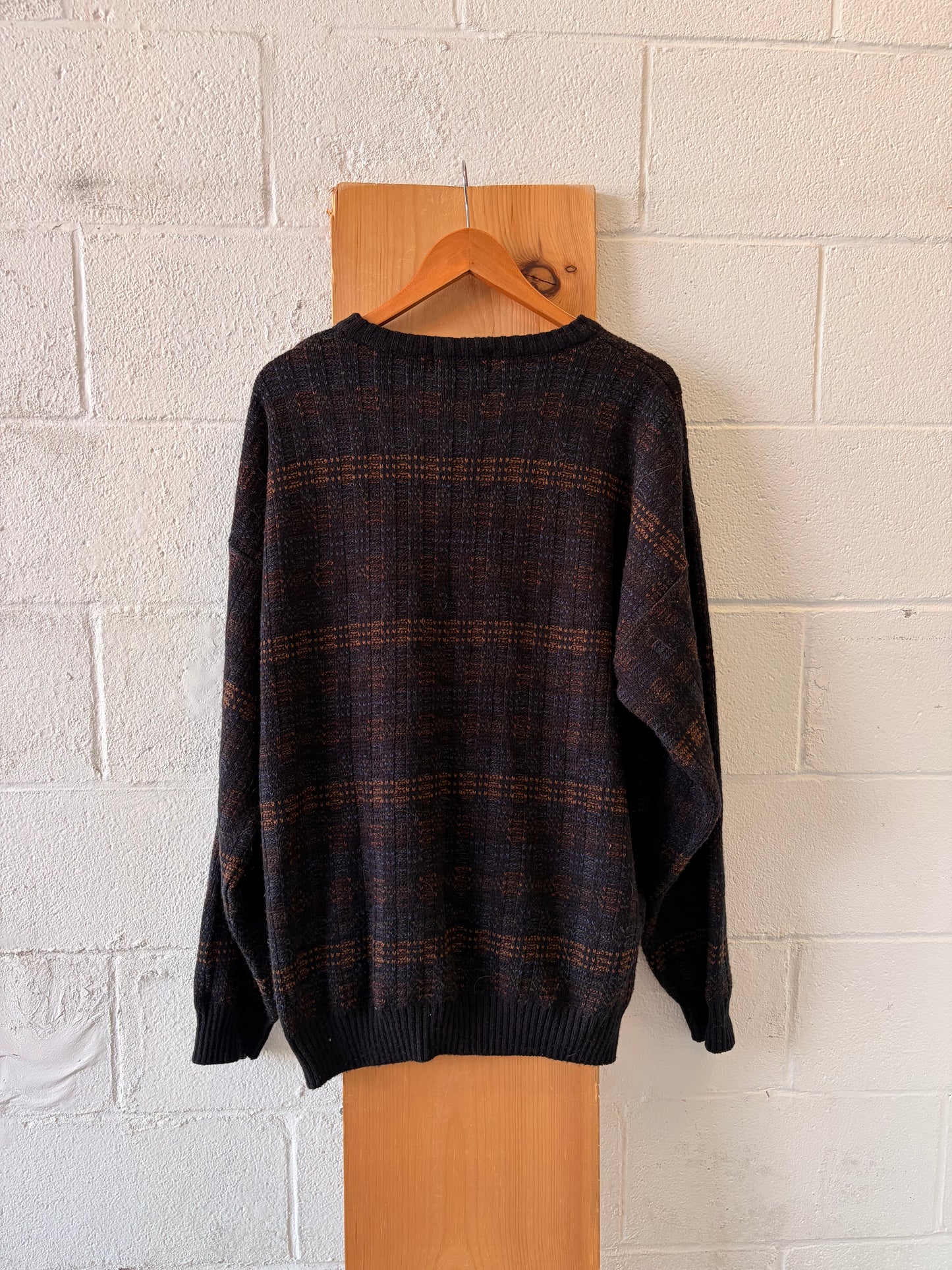 Vtg Patterned Sweater : 2XLT