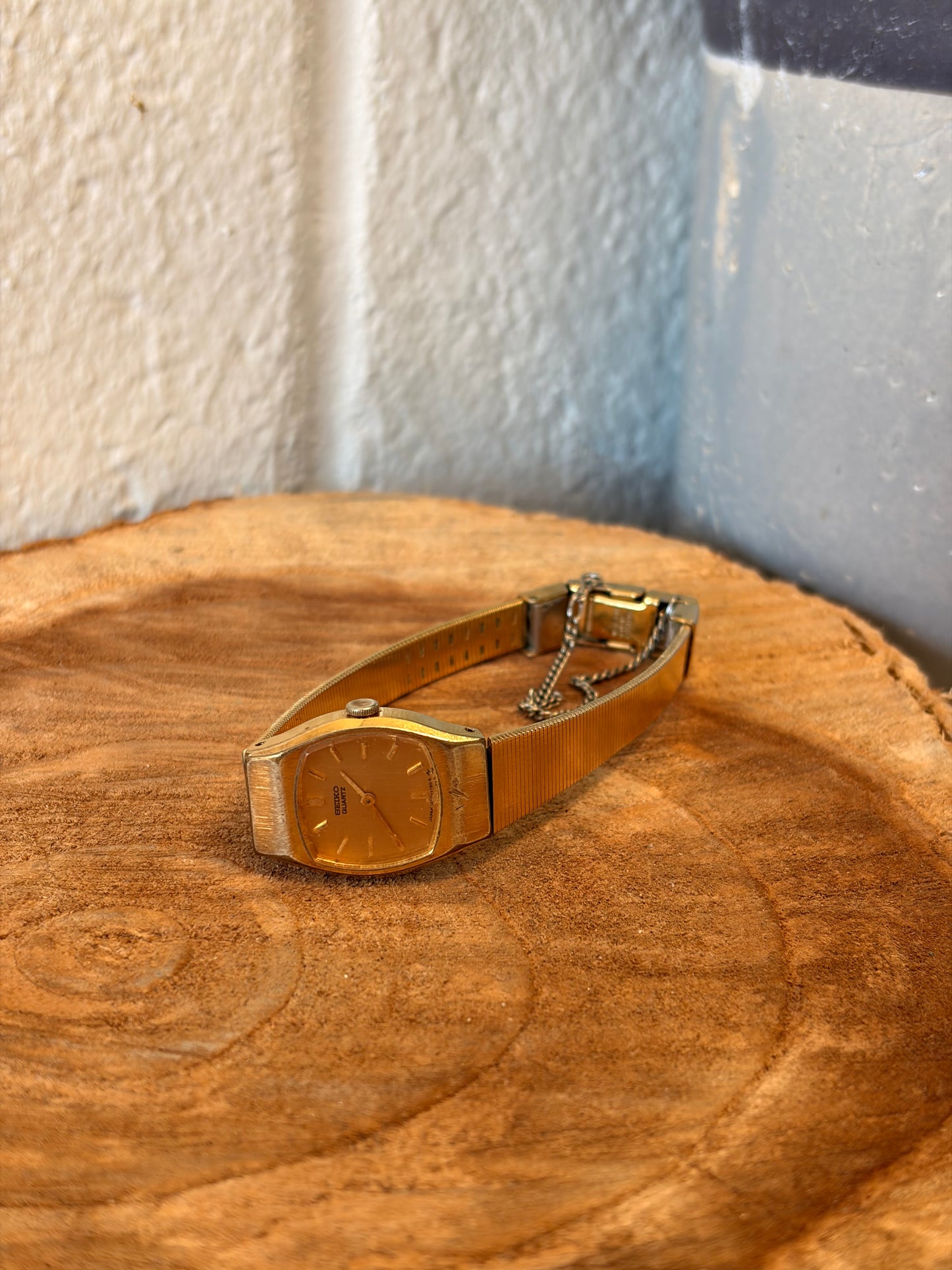 Gold Tone Seiko Watch (Untested - As Is)