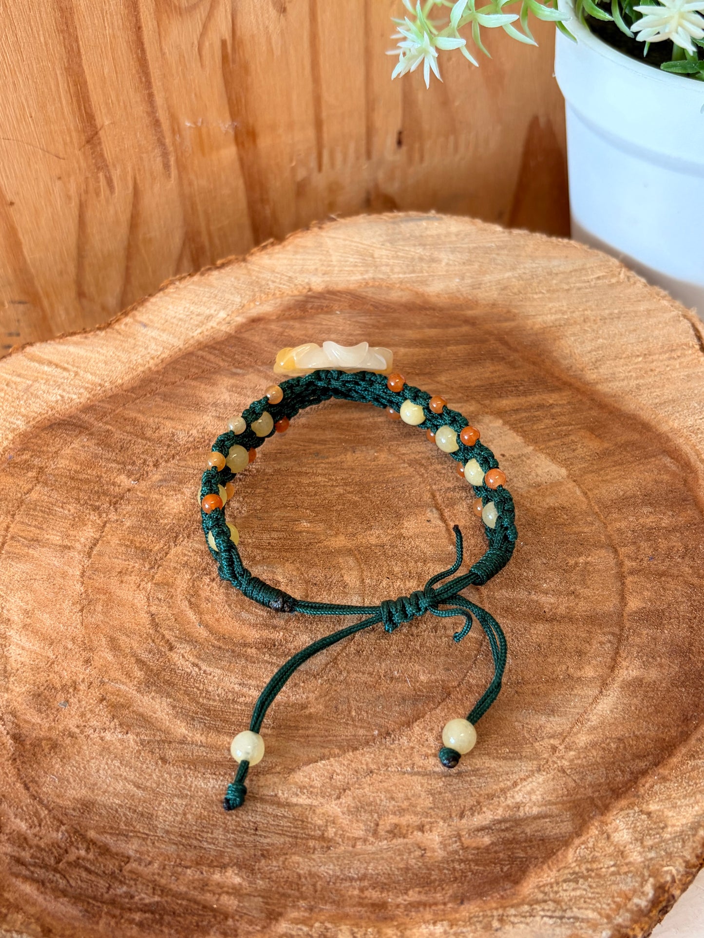 Floral Beaded Bracelet
