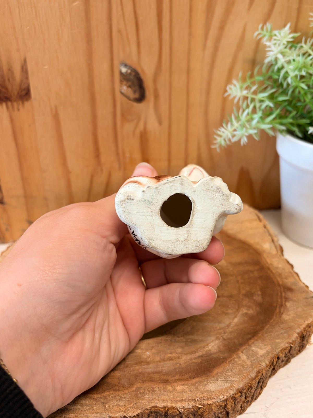 Vtg Ceramic Puppy Figure (As Is)