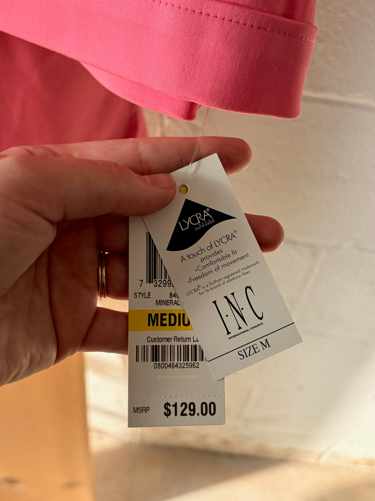 NWT Pink Trench Coat : M