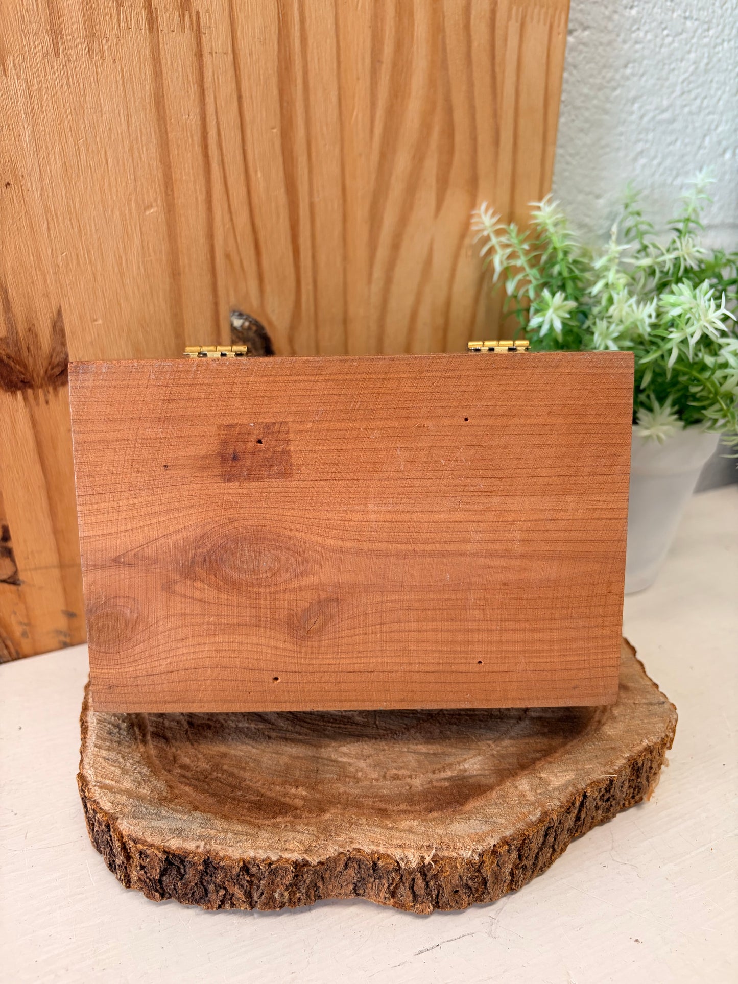 Vtg Wooden New Mexico Keepsake Box