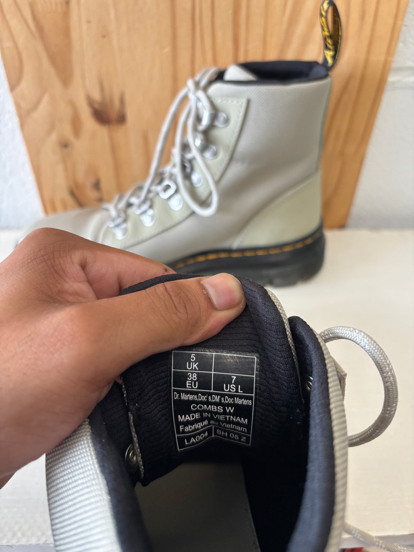 Stone Gray Dr. Martens Combs : 7 (Local Pickup Only)