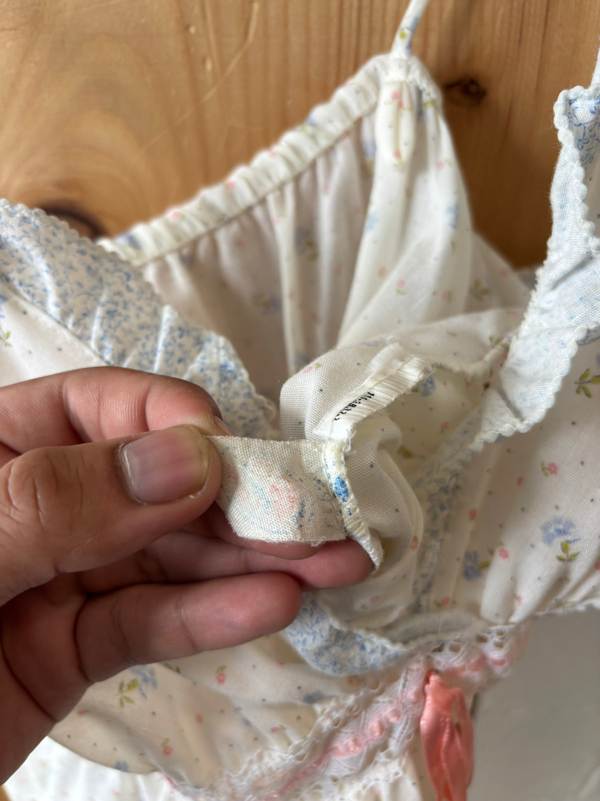 Vtg Floral Patterned Nightie : ~S/M