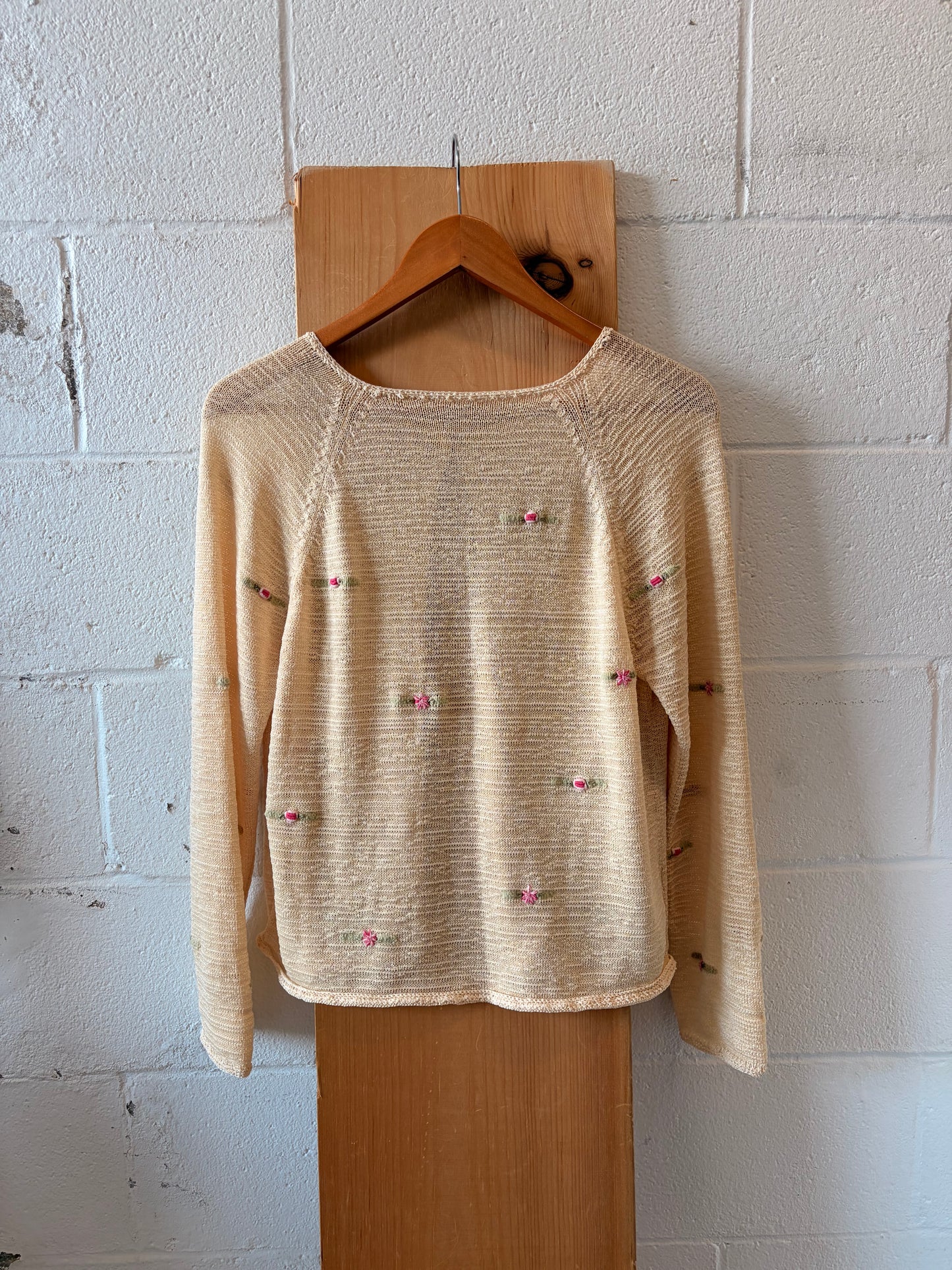 Dainty Rose Patterned Cardigan : M
