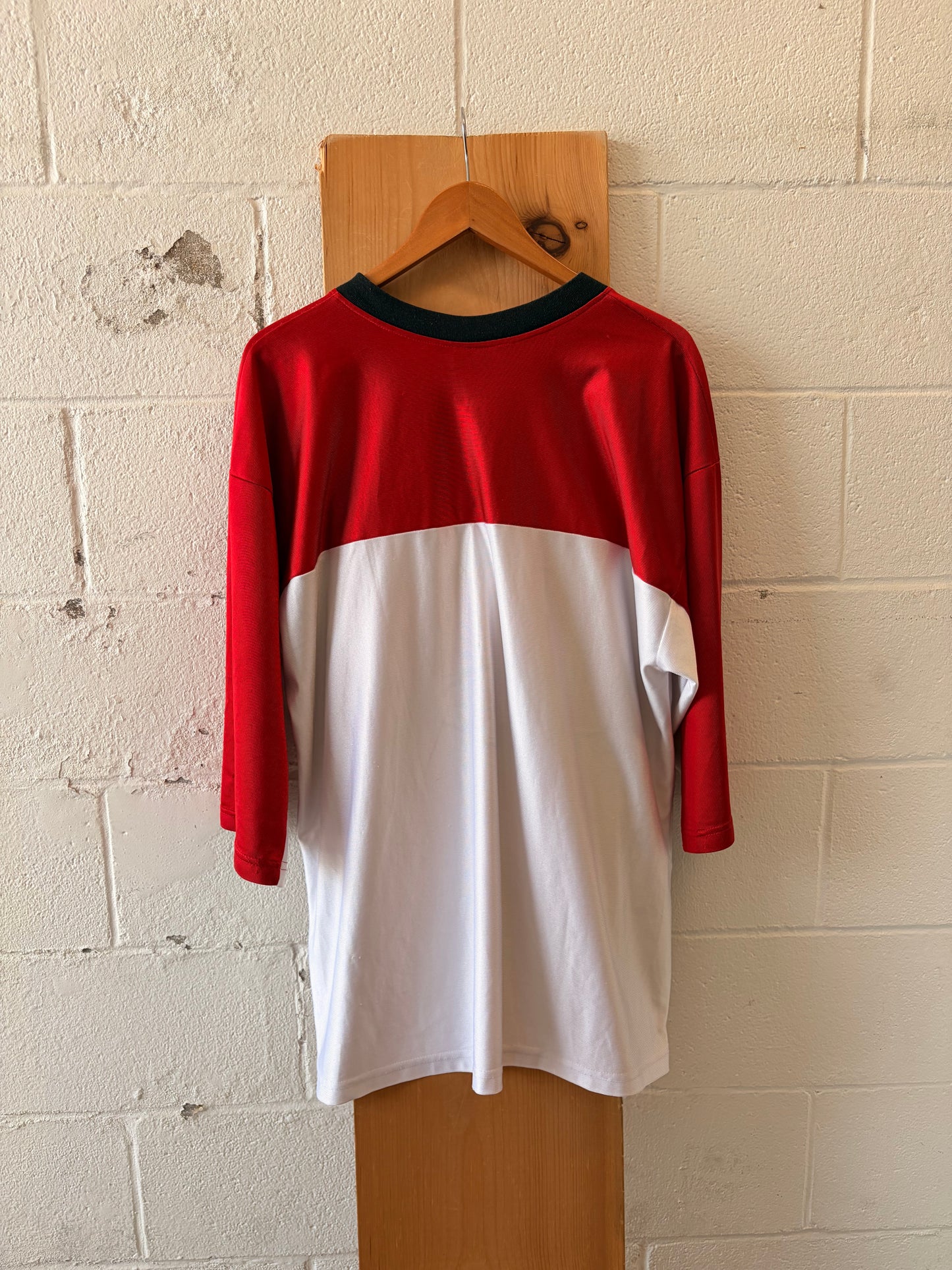 90’s Chiefs 3/4 Length Jersey Shirt : L/XL