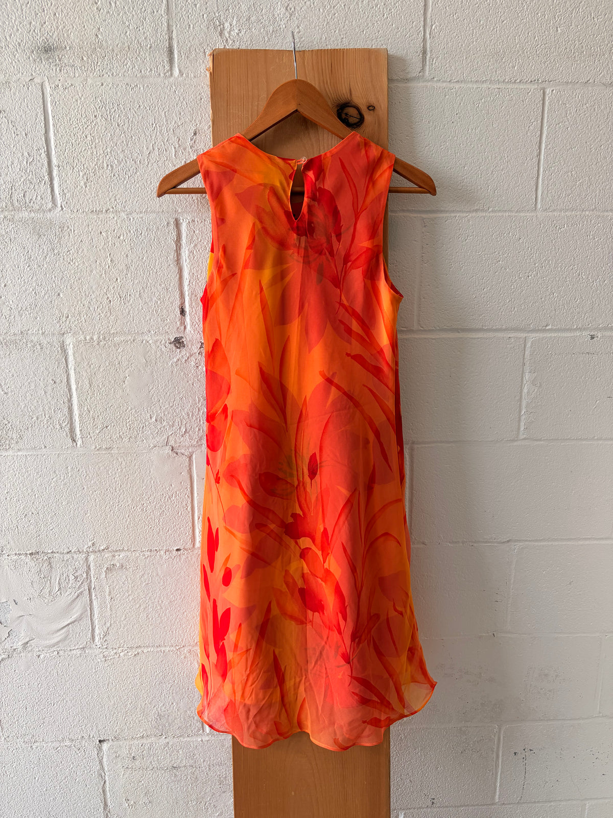 Vtg Floral Sunset Dress : 6
