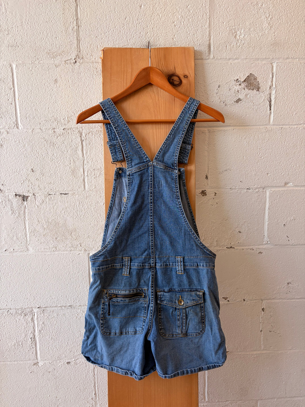 Vtg Denim Shortalls : Juniors 7