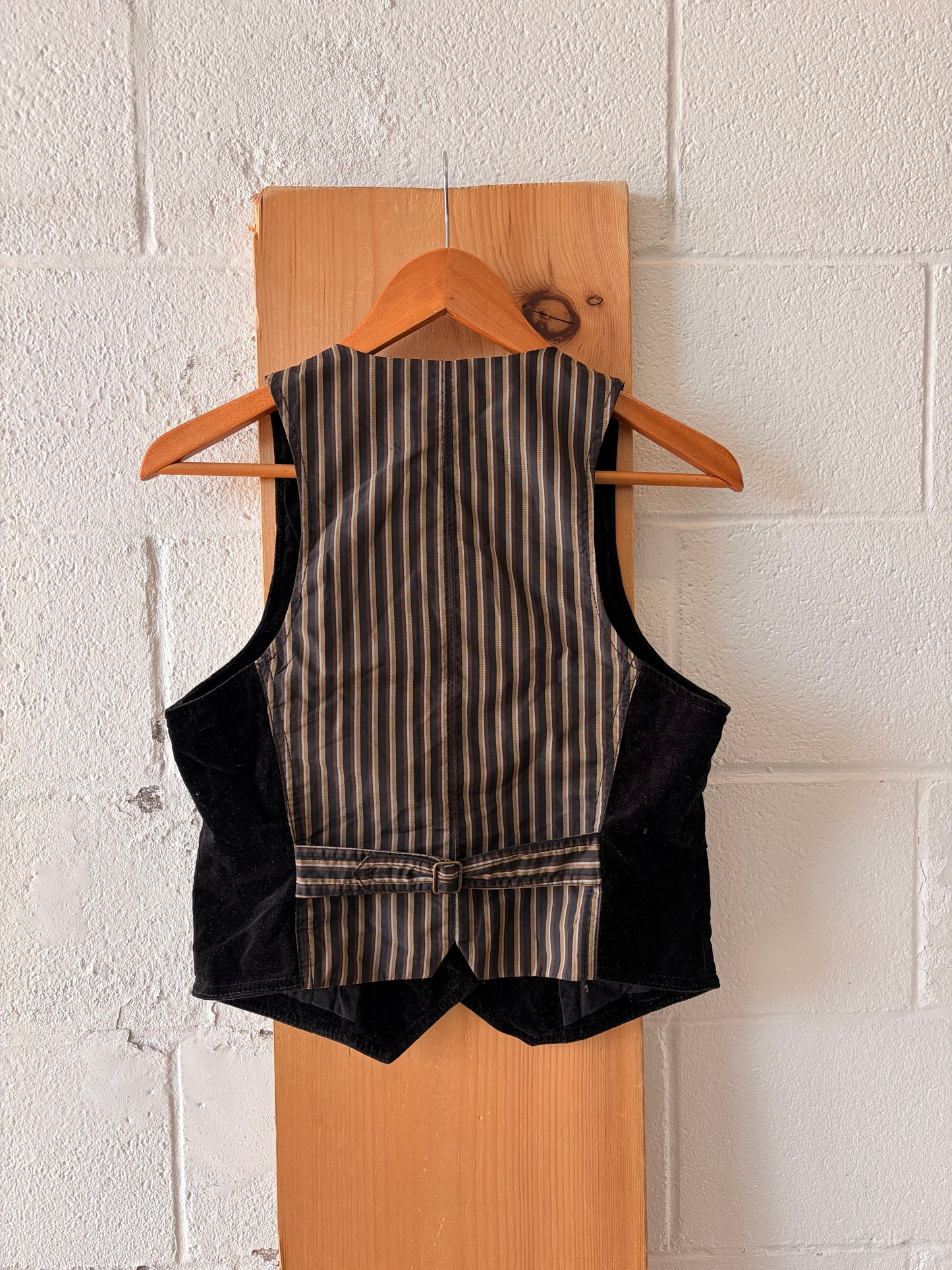 Classic Black Velvet Vest : 8