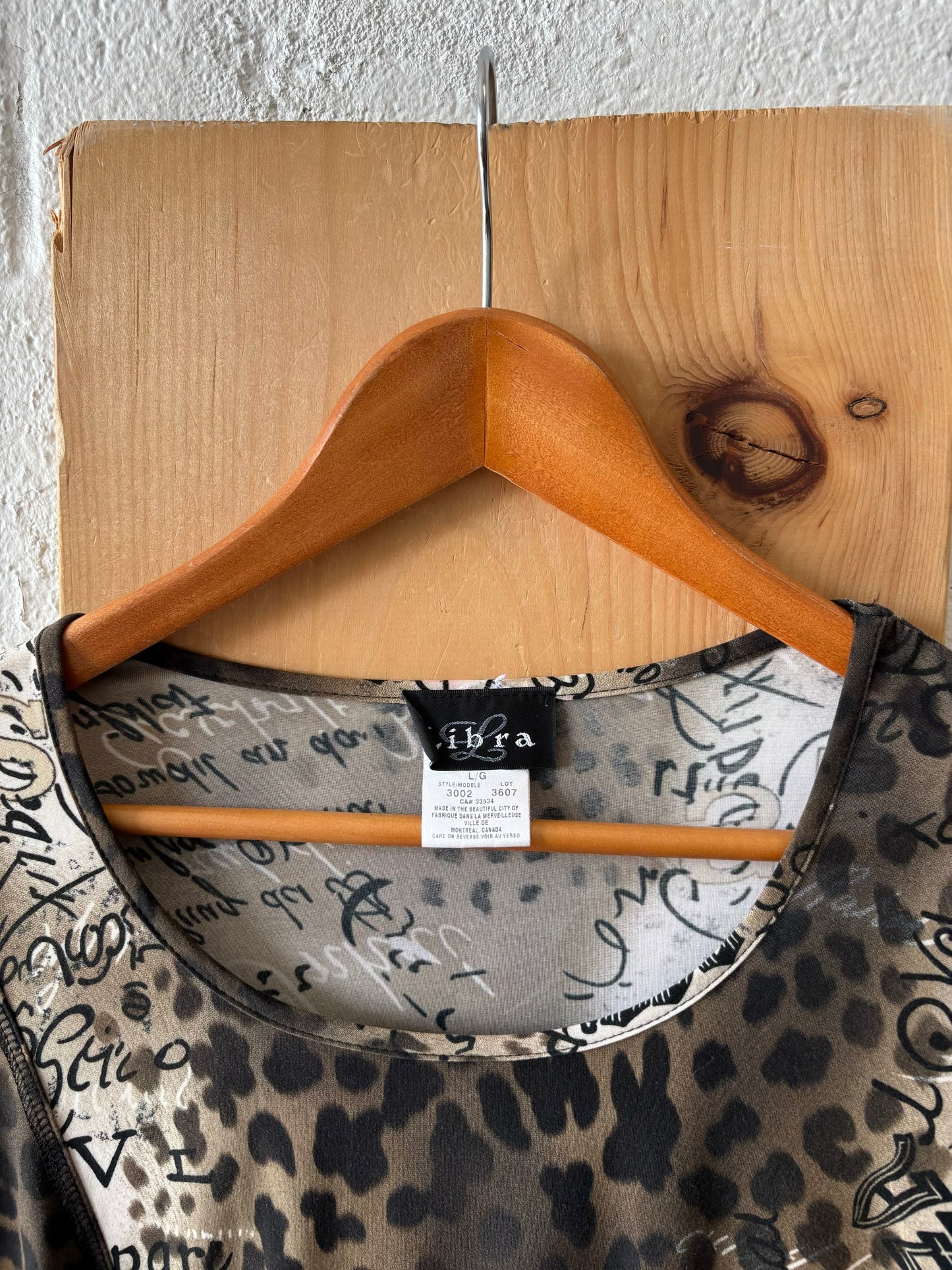 Y2K Brown Long Sleeve Top : L