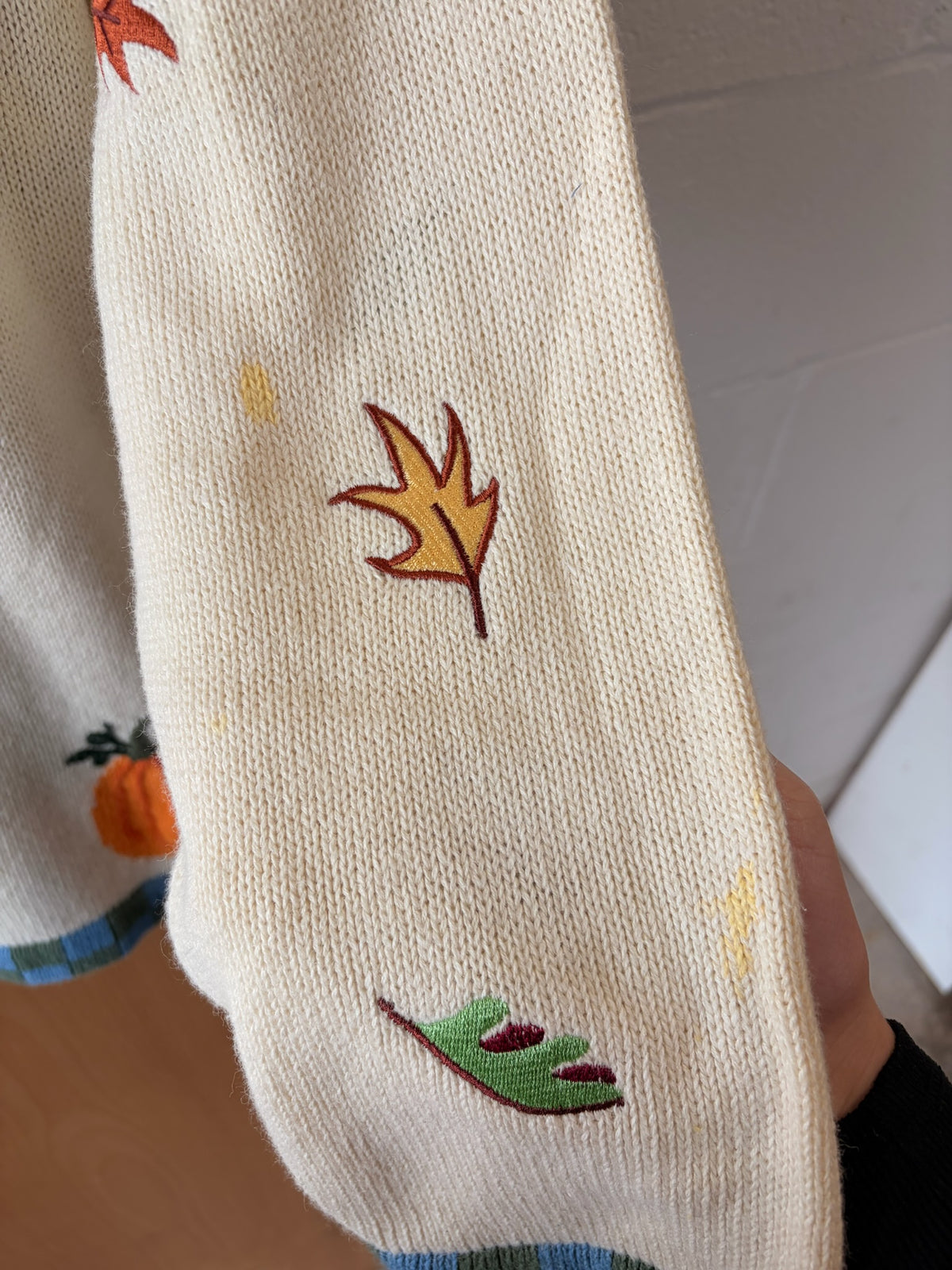 Vtg Autumn Harvest Cardigan : 3X