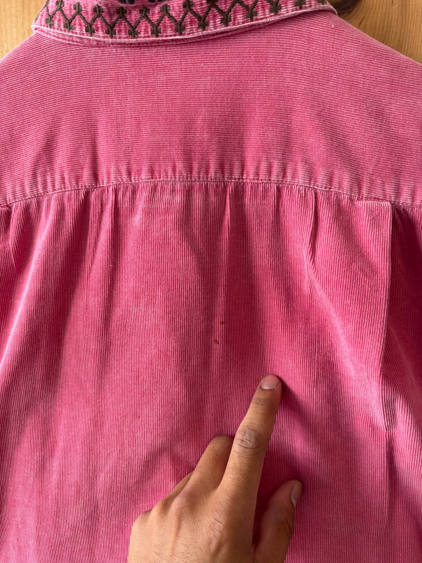 Embroidered Button Up : L