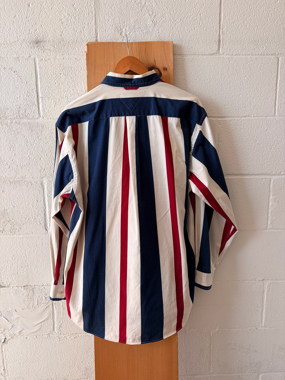 Vtg Striped Tommy Hilfiger Button Down : L