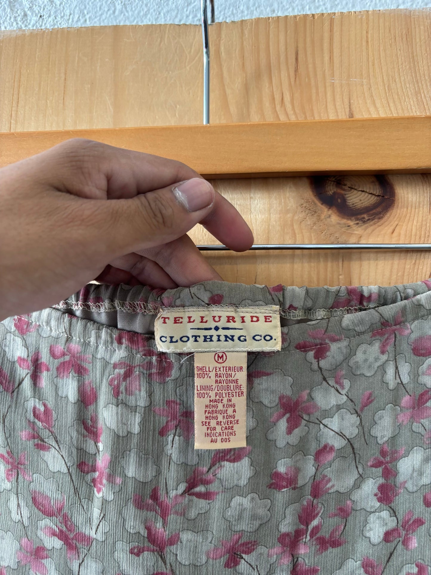 Floral Print Maxi Skirt : M