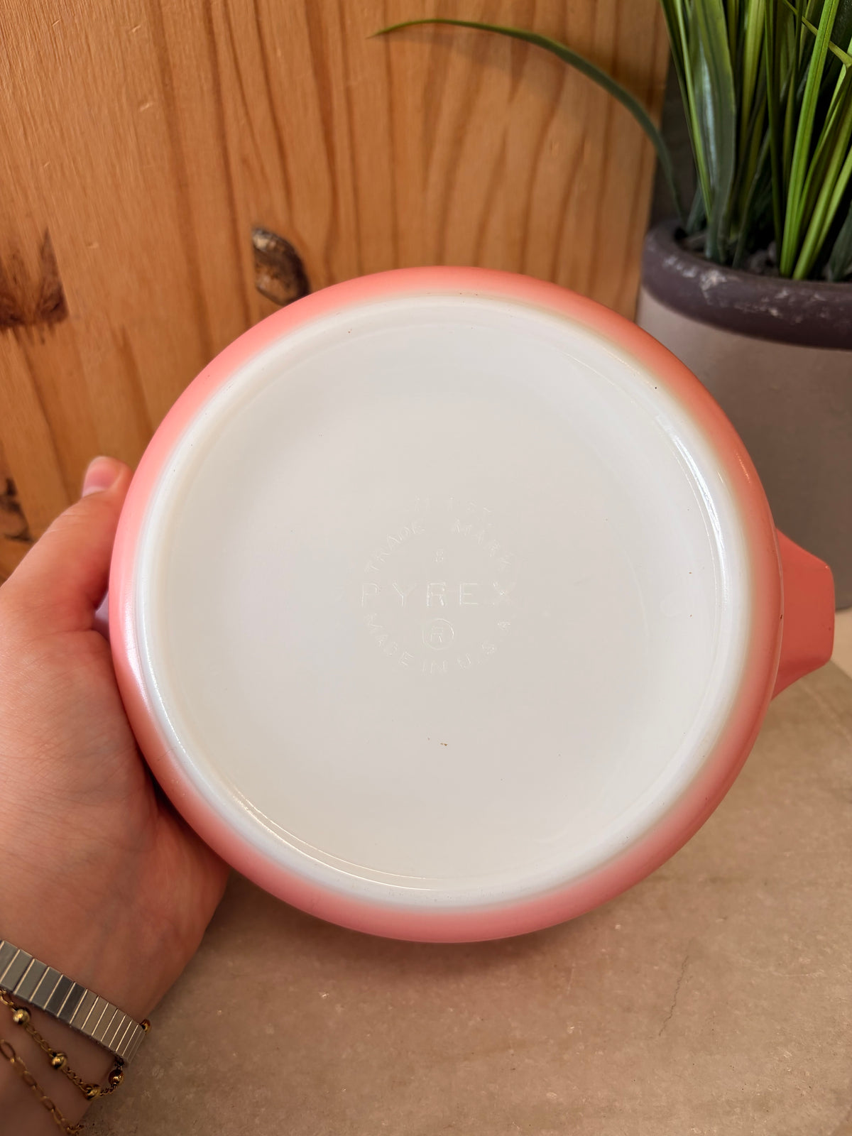 Vtg Pyrex Pink Gooseberry Bowl Trio (Local Pick Up Only)