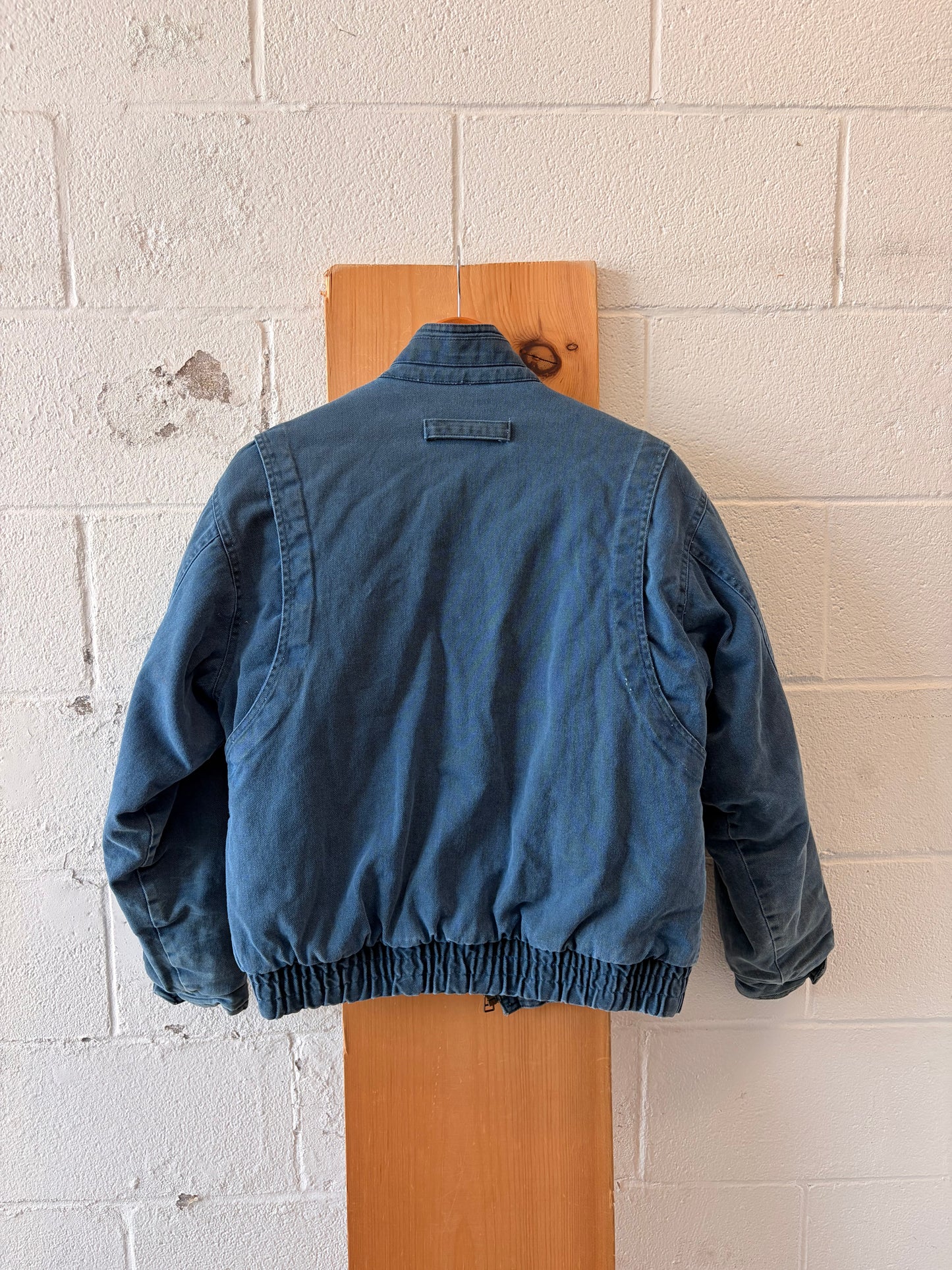 Vintage London Fog Blue Bomber Jacket : S