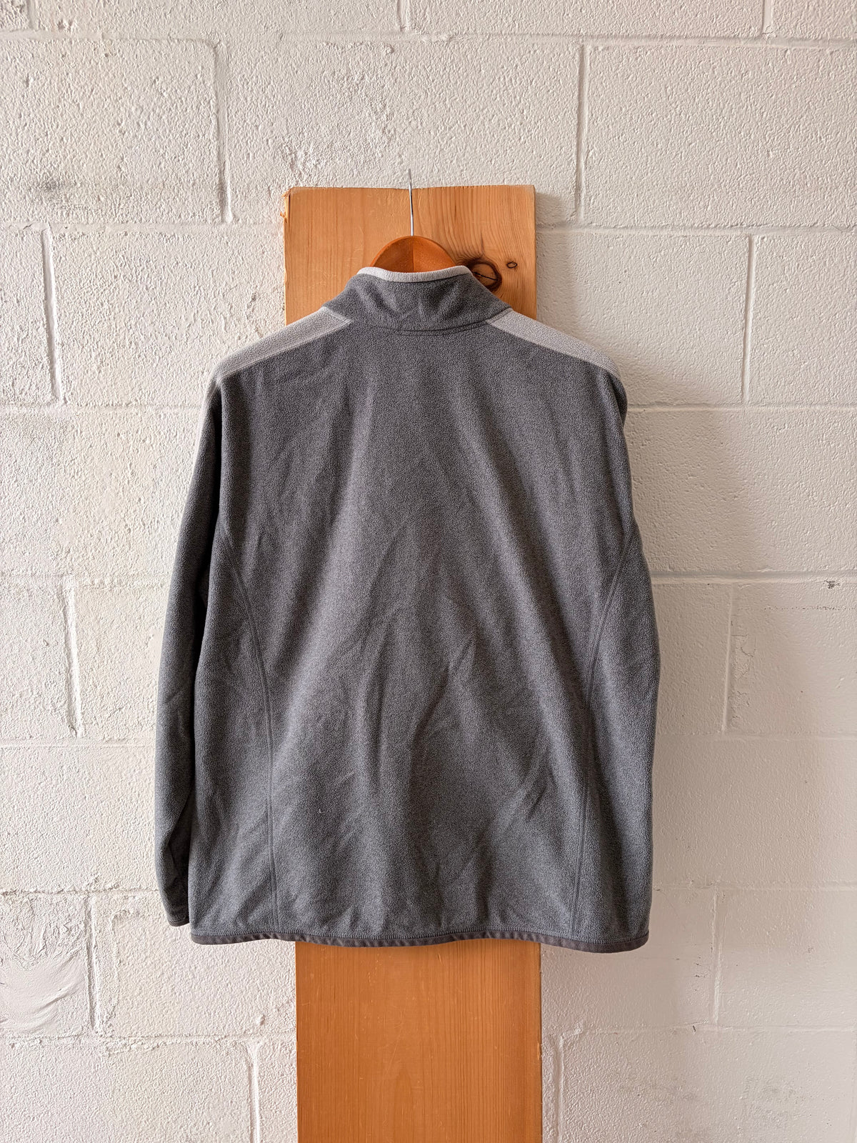 Gray Patagonia Fleece Zip Up : L
