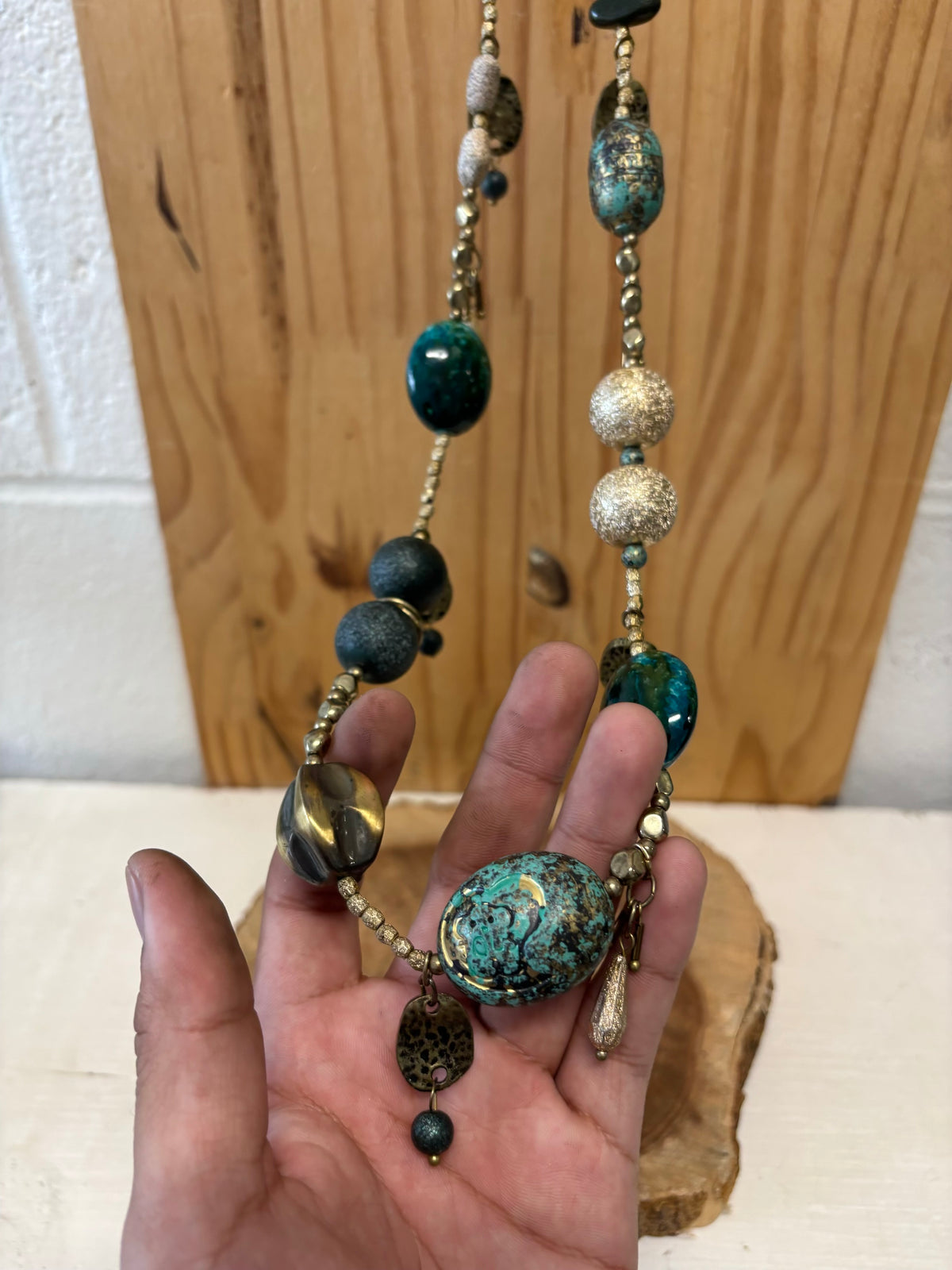 Boho Beaded Chain Belt