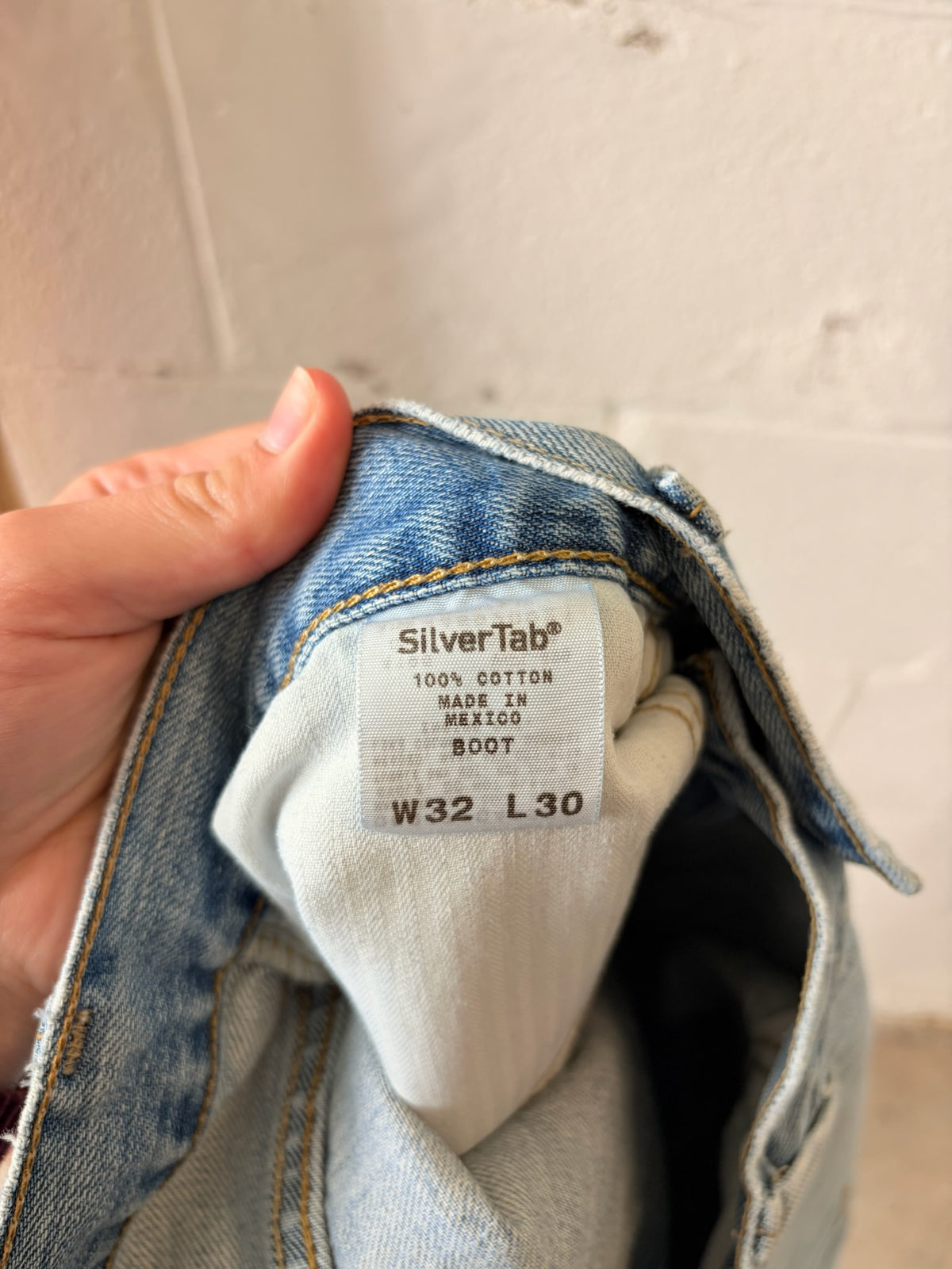 SilverTab Light Wash Jeans : 34x29