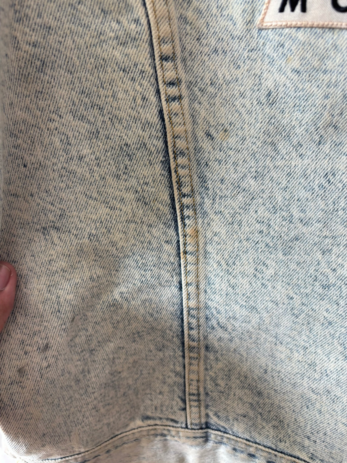 Vtg Acid Washed Lee Denim Jacket : ~L