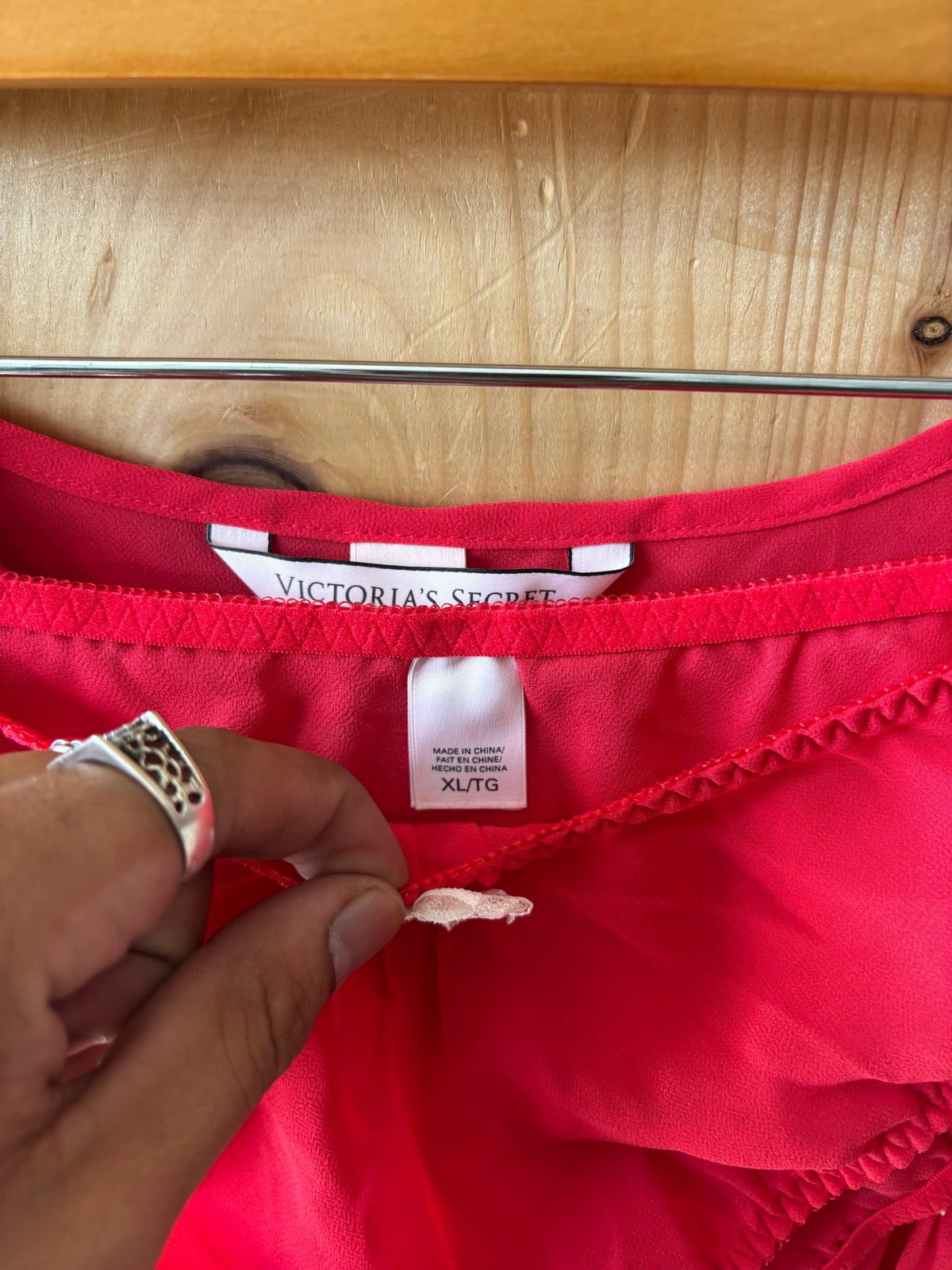 VS Red Babydoll Set : XL