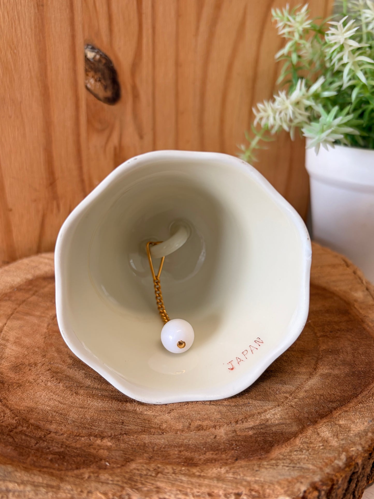 Vtg Porcelain Butterfly Bell (Local Pick Up Only)