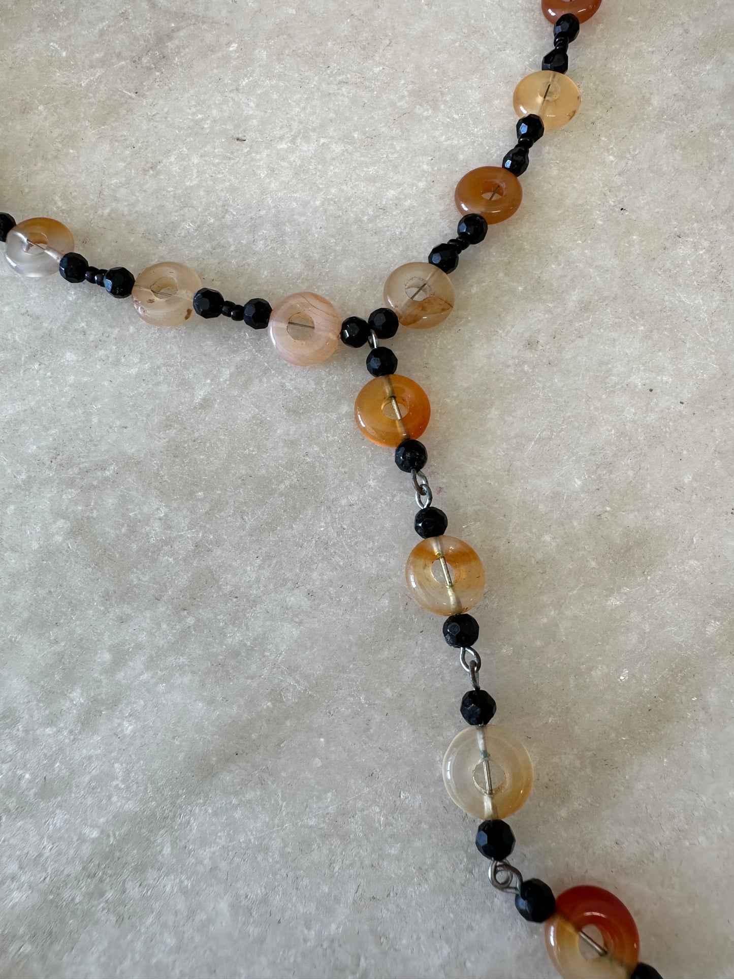 Beaded Y Necklace