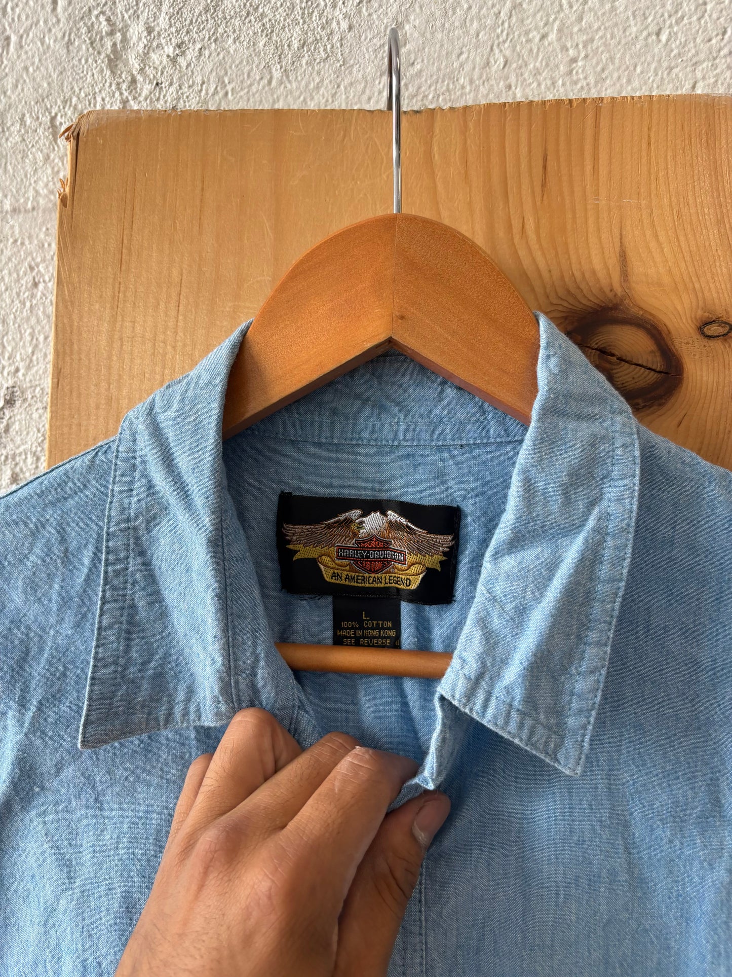 Harley Davidson Button Up : L