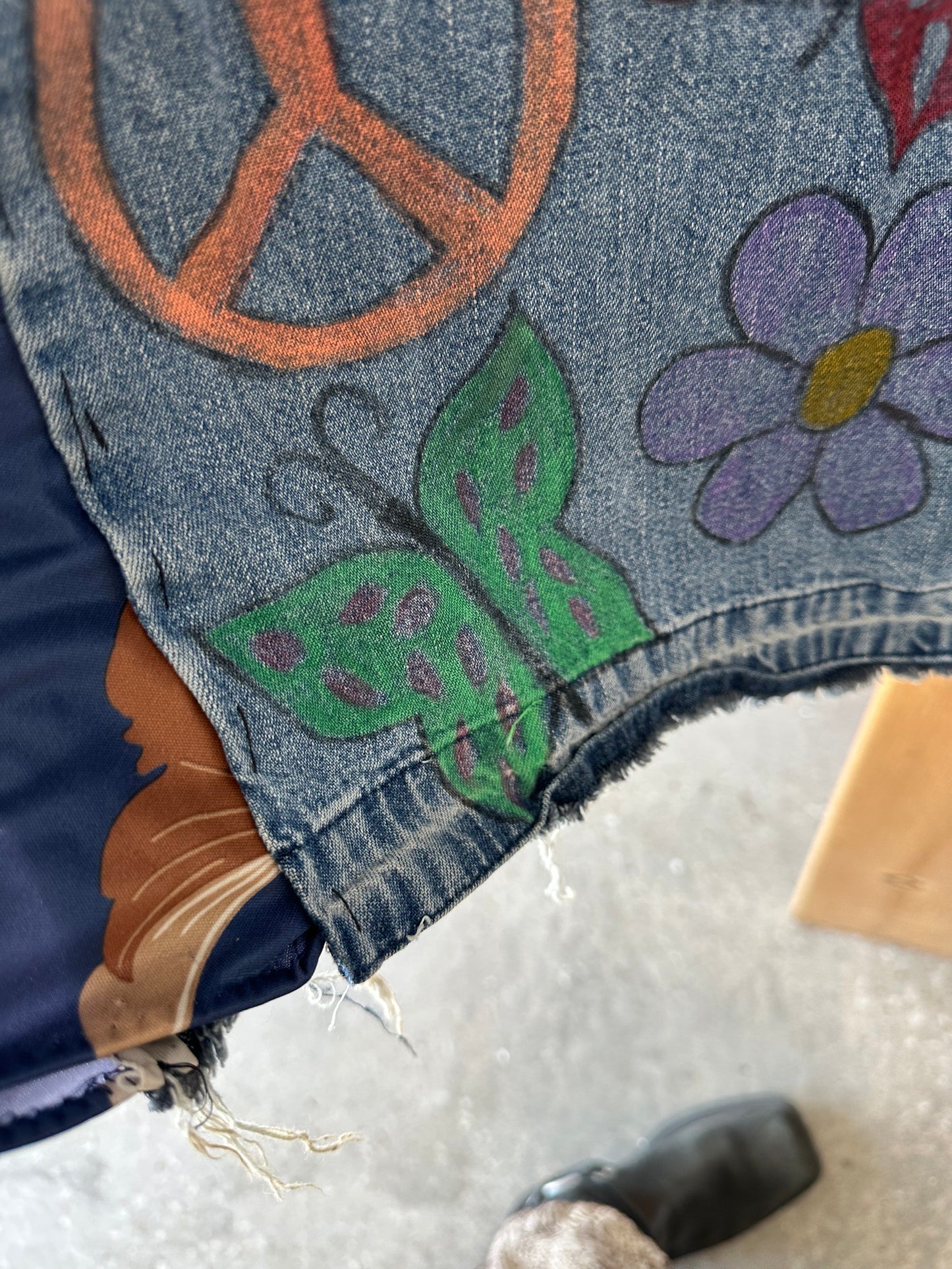 Reworked Flower Power Jeans : 6