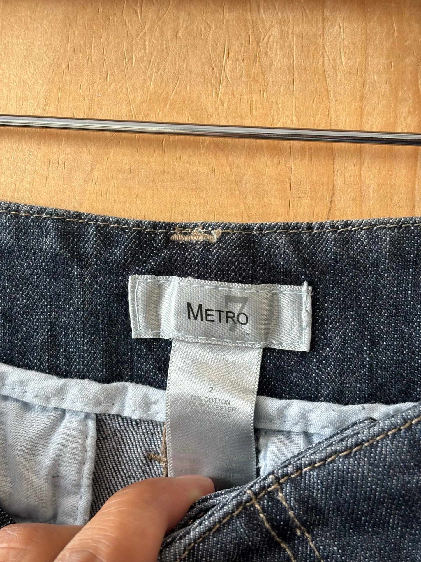 Dark Fade Wide Leg Jeans : 2