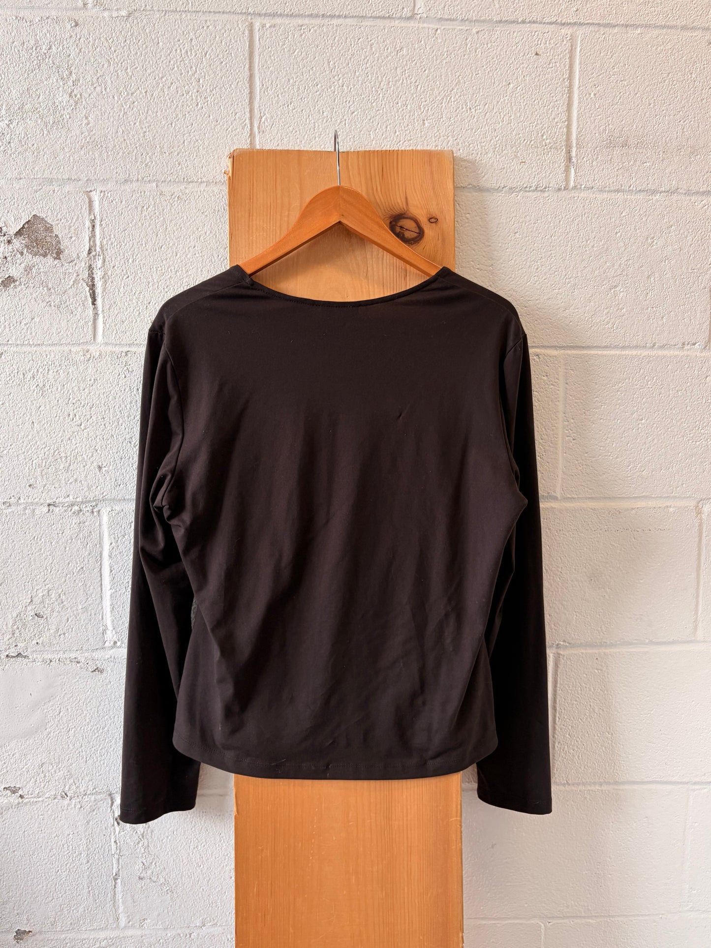 Dark Brown Bow Detailed Top : XL