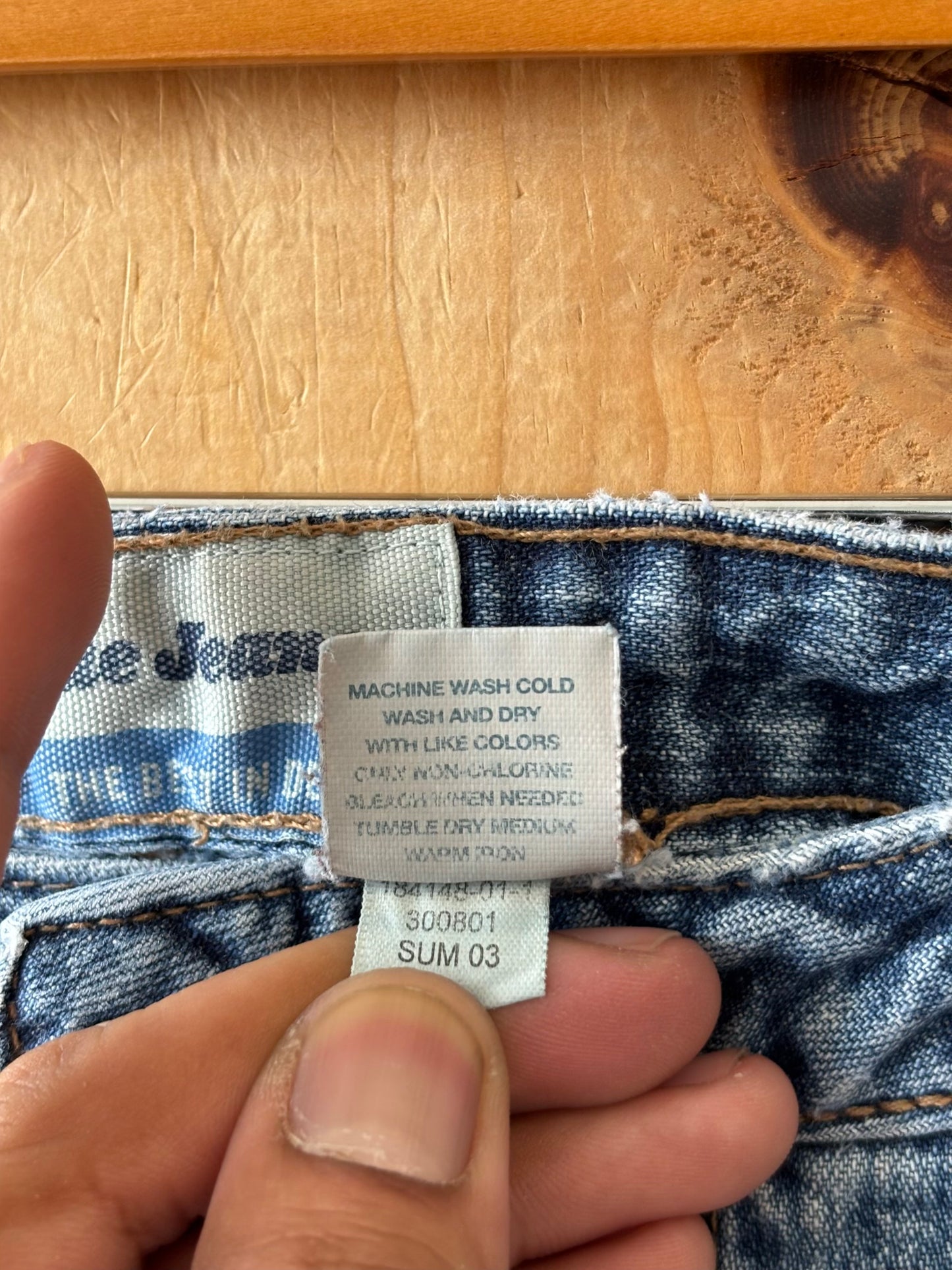 Y2K Drawstring Denim Shorts : 6