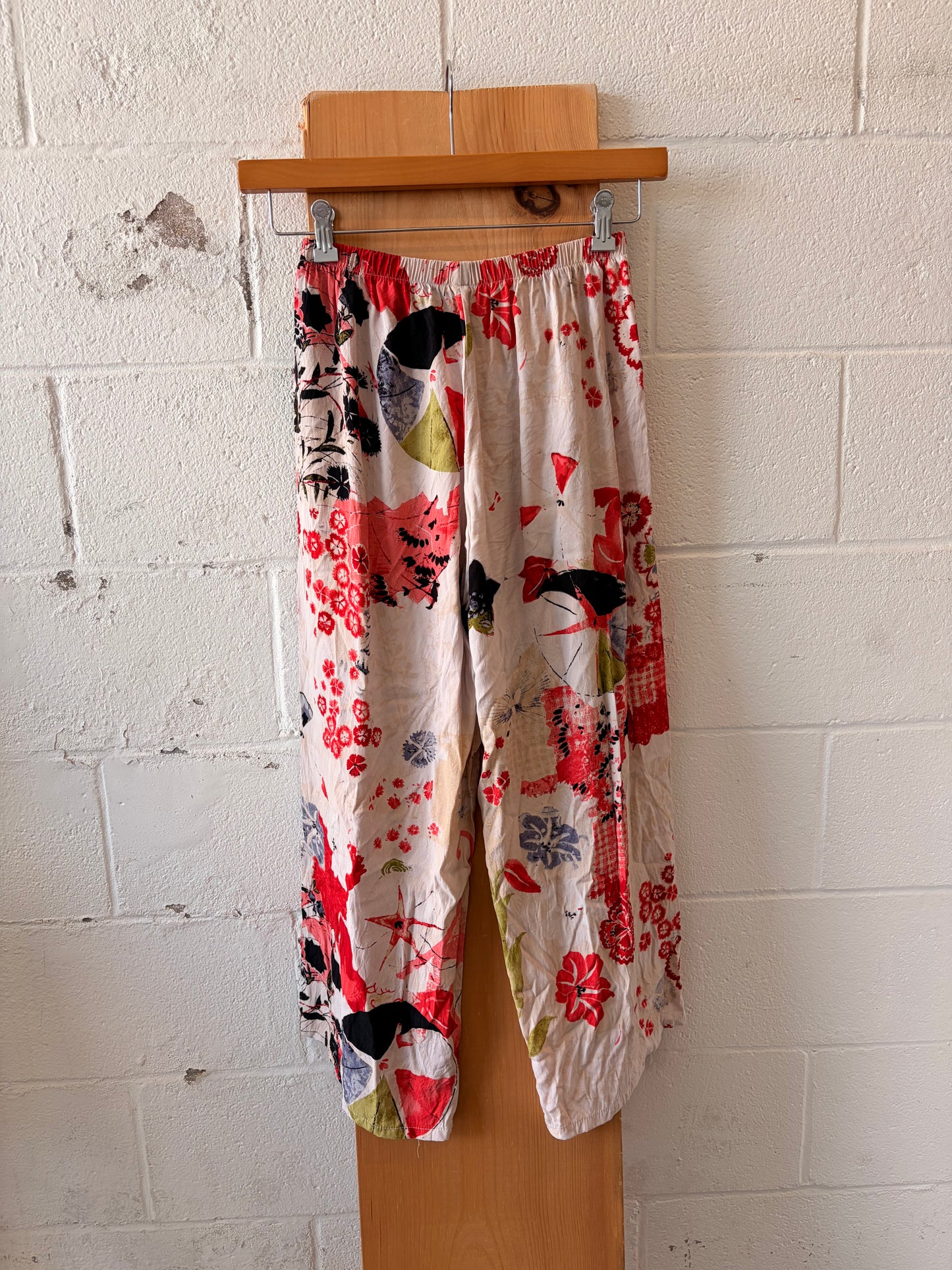Bright Boho Floral Capris : S/M