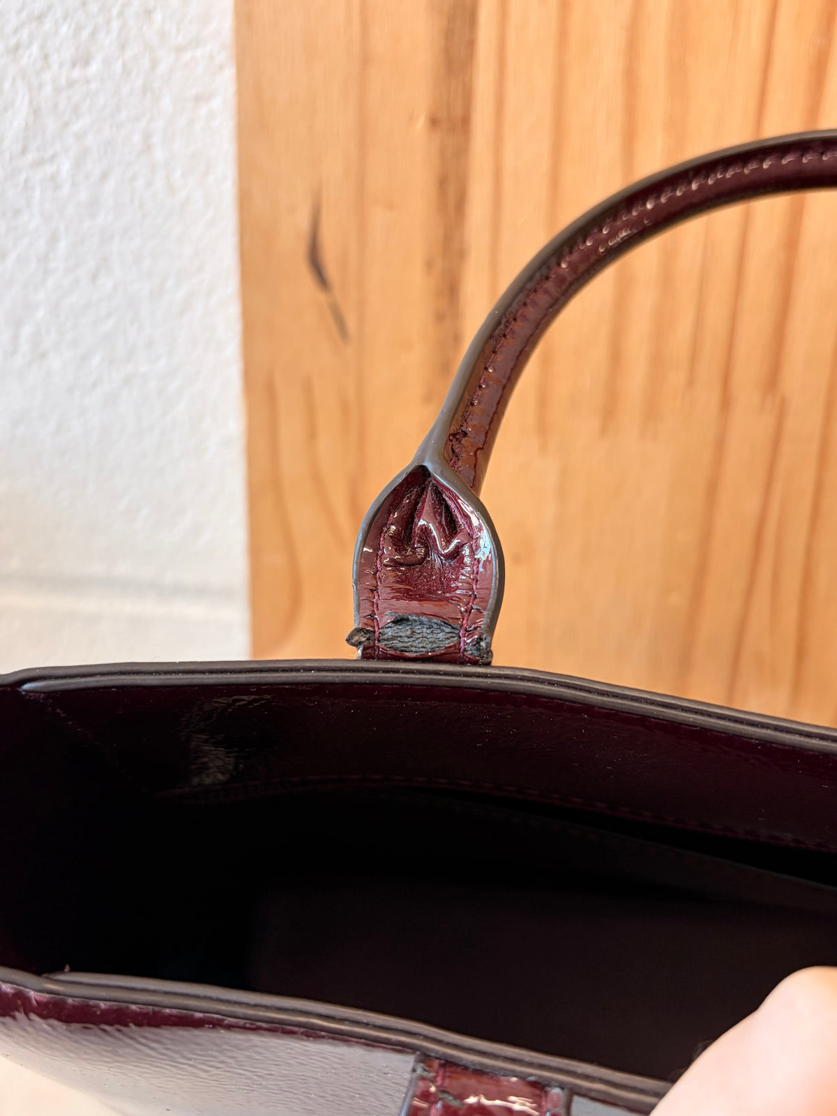 Ralph Lauren Burgundy Tote (As Is)