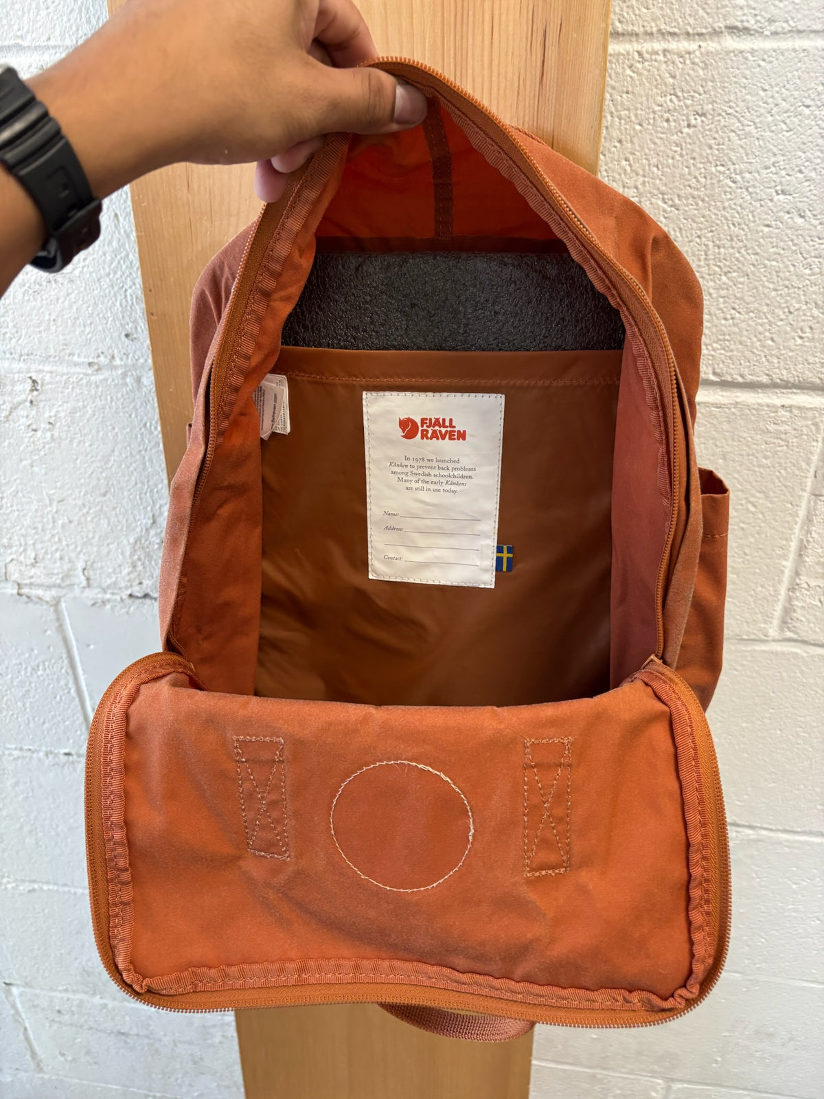 Rust Orange Fjällräven Kånken Backpack