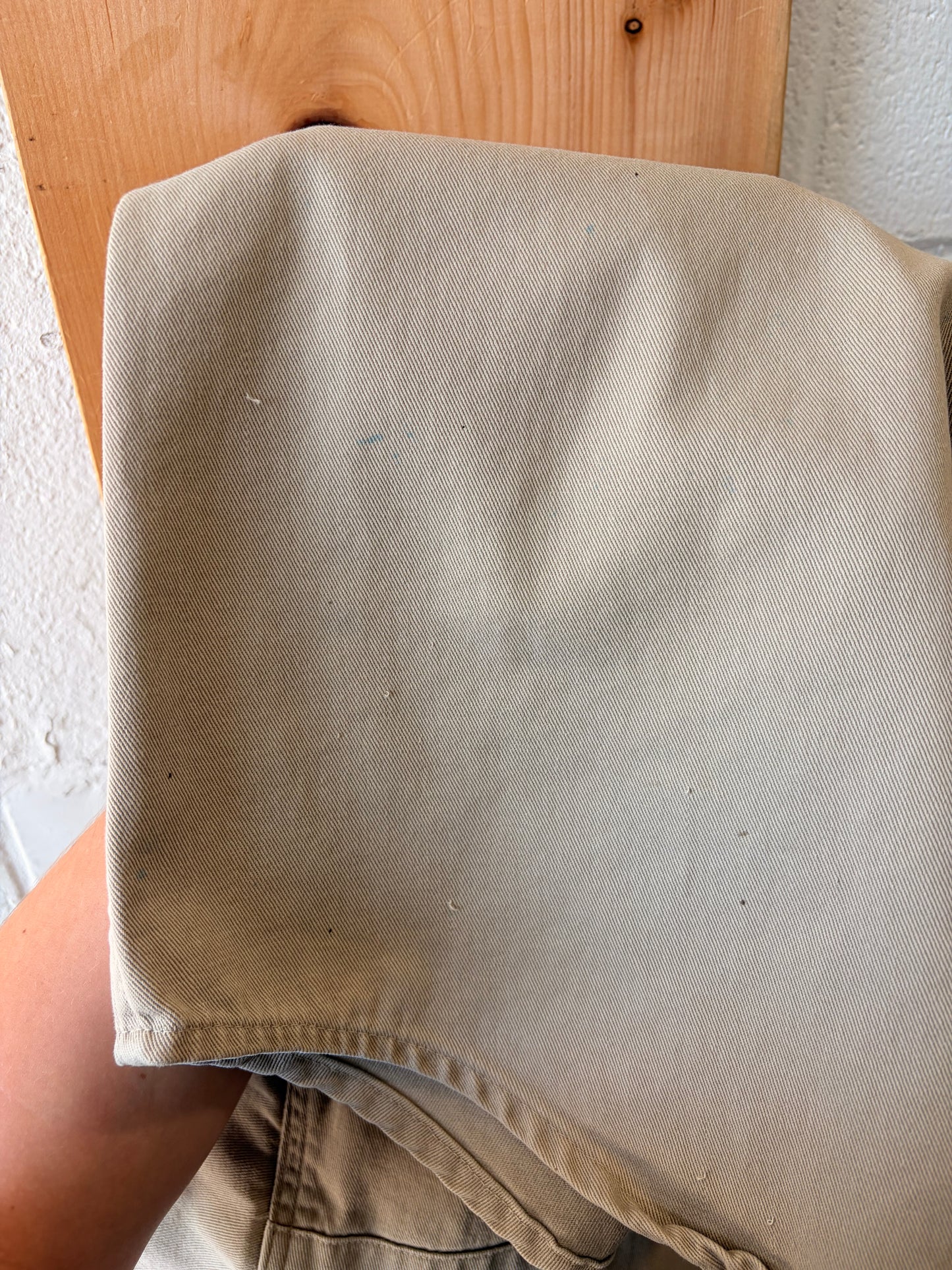 Vtg Khaki Carhartt Pearl Snap : M