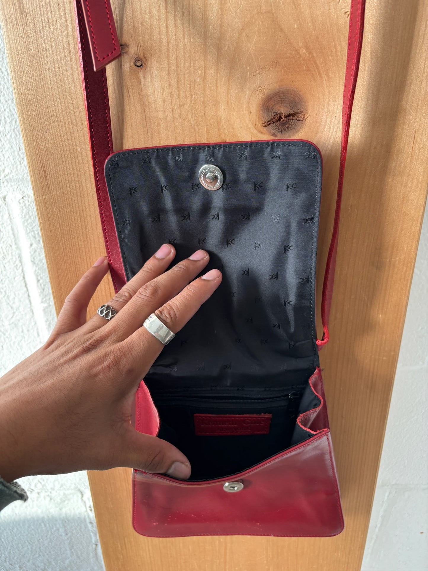 Red Kenneth Cole Crossbody