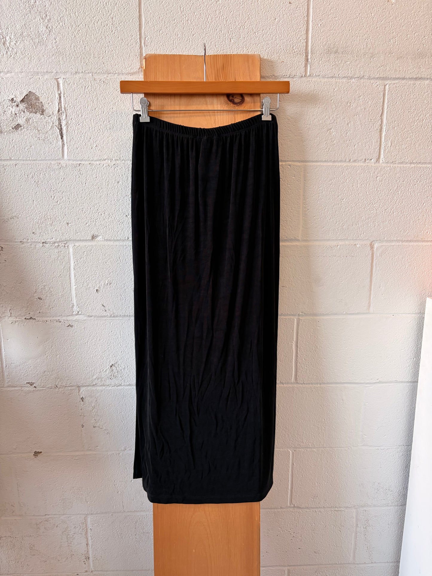 Classic Black Maxi Skirt : 30”W