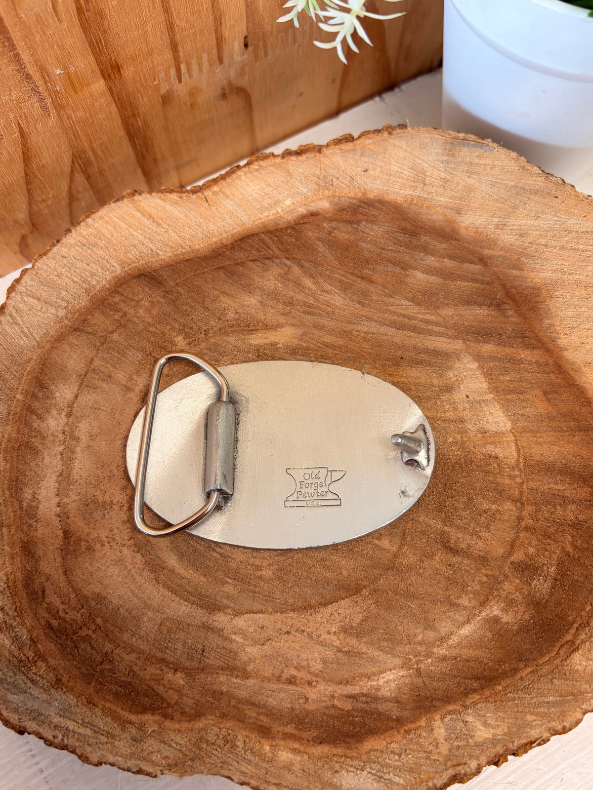 University of Arkansas Pewter Belt Buckle