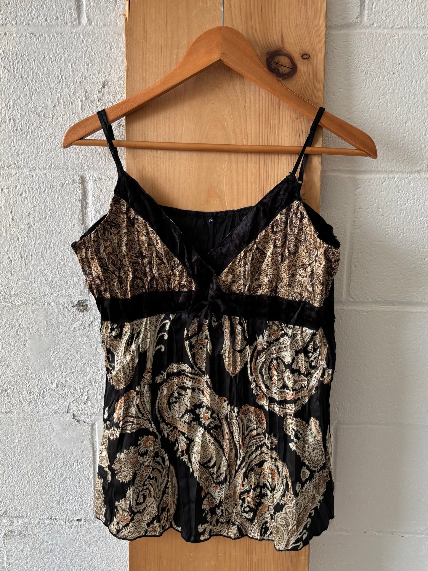 Y2K Paisley Tank Top : M/L