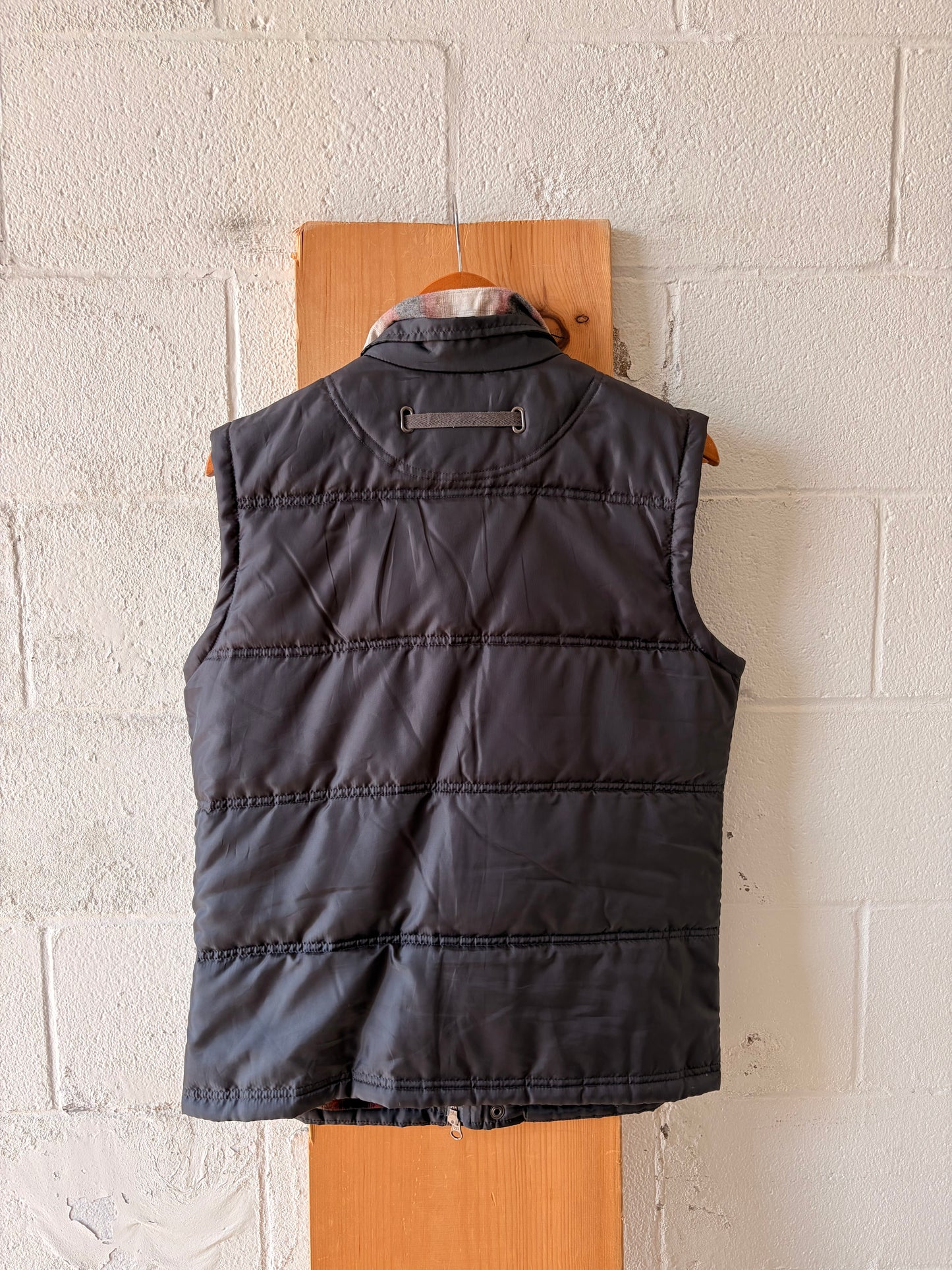 Flannel Lined Harley Vest : M