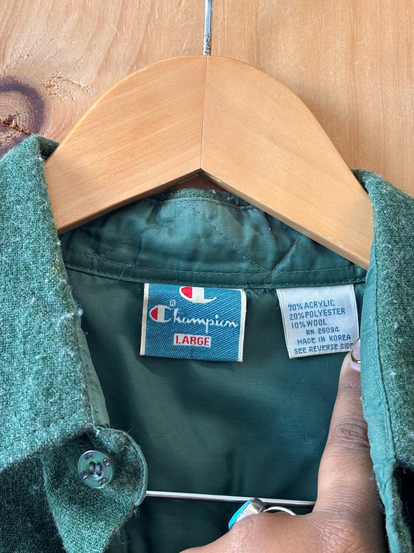 Vtg Champion Colorado State Button Down : L