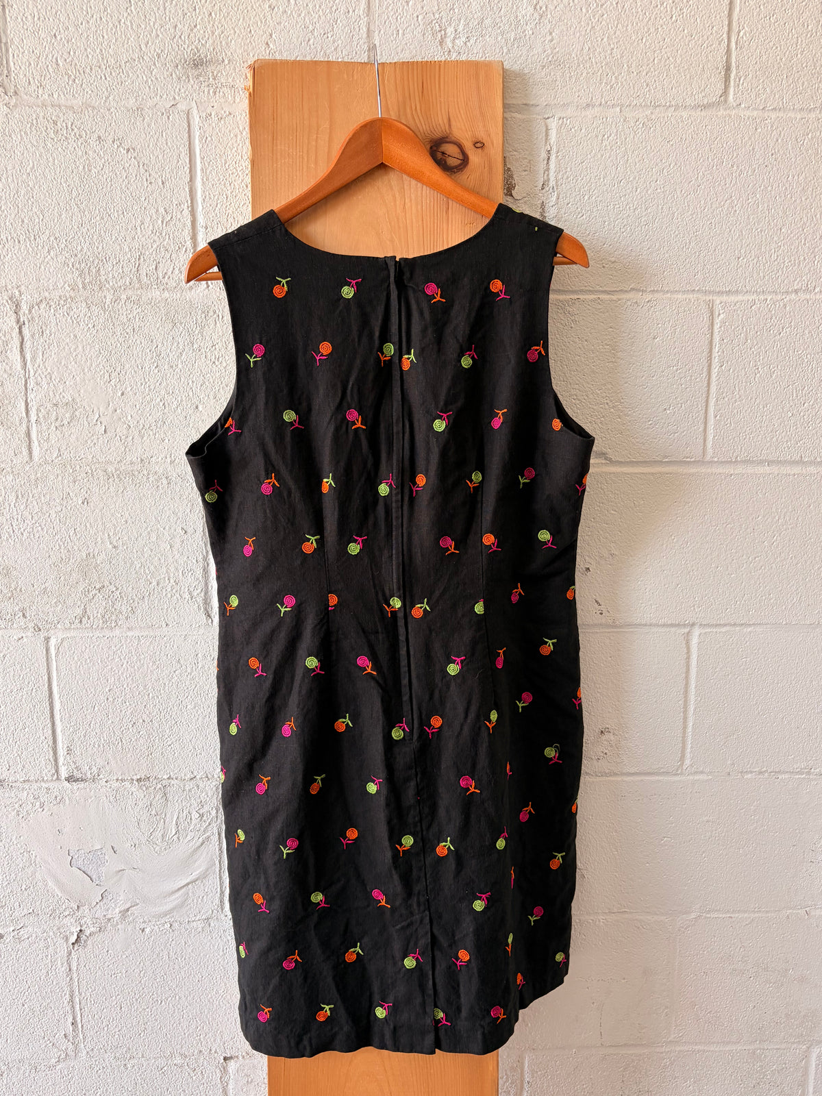 Floral Embroidered Patchwork Dress : 16