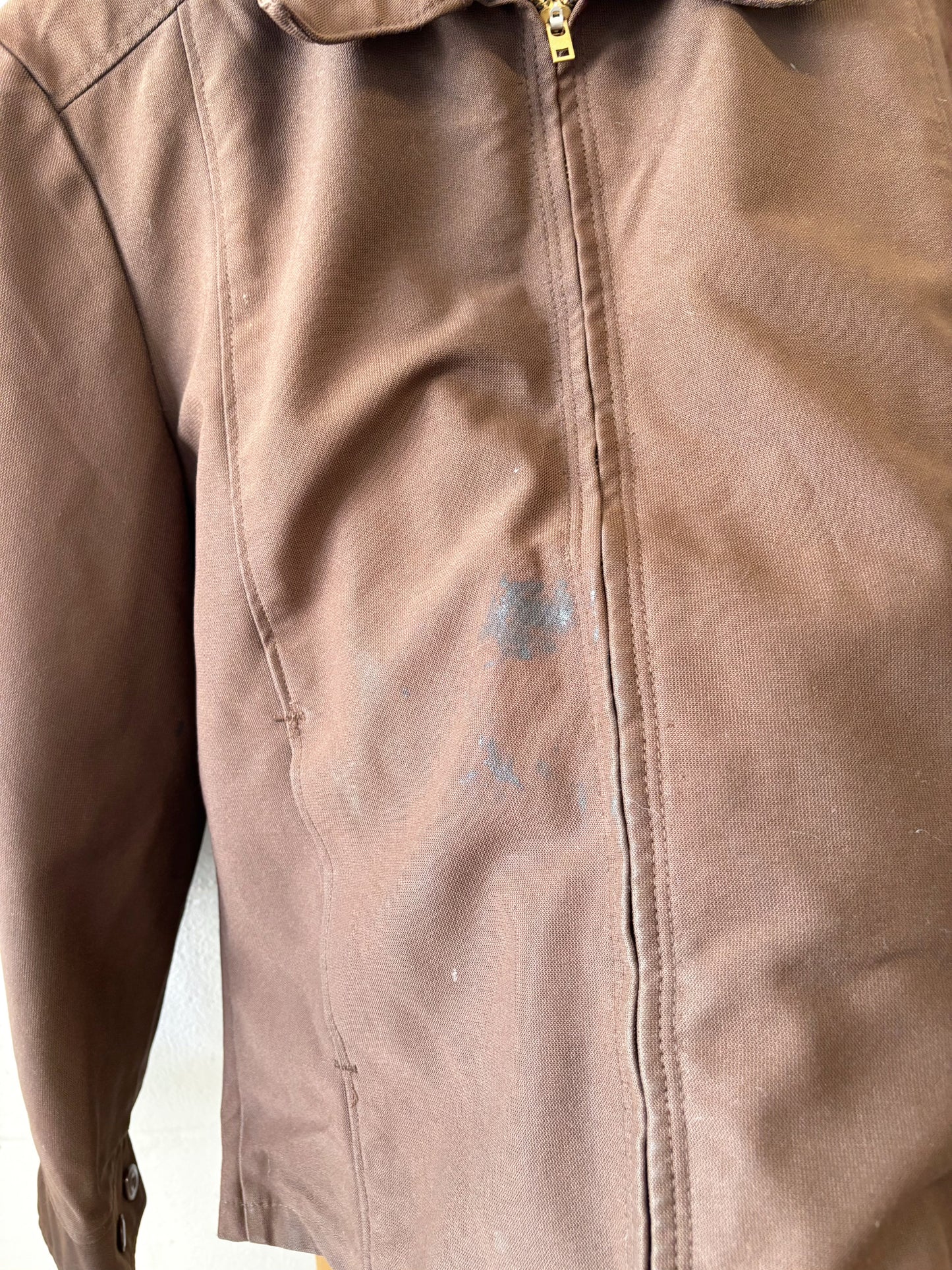 Vtg Brown Wrangler Work Jacket : 38R