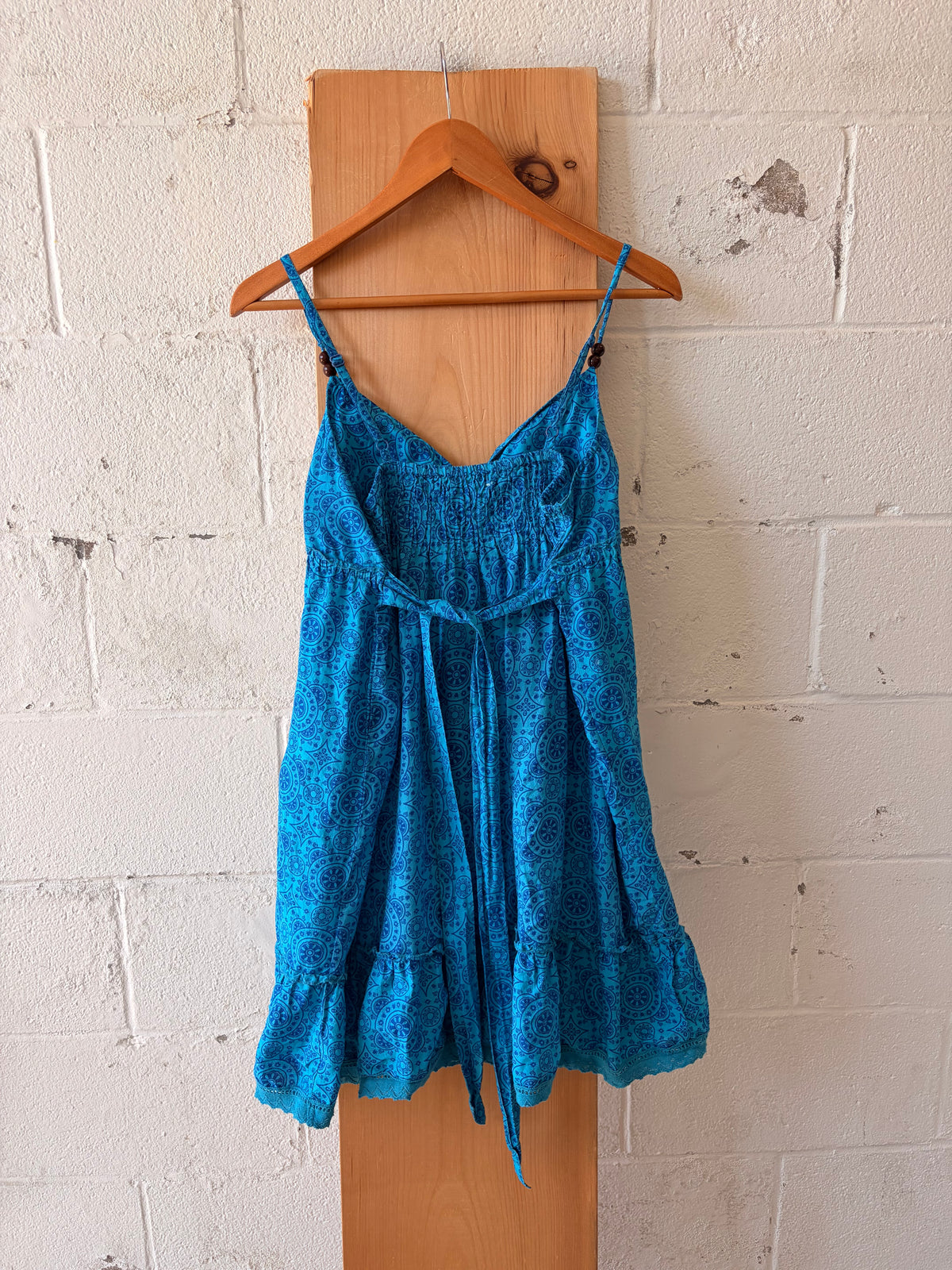 Blue Y2K Babydoll Sundress : XL
